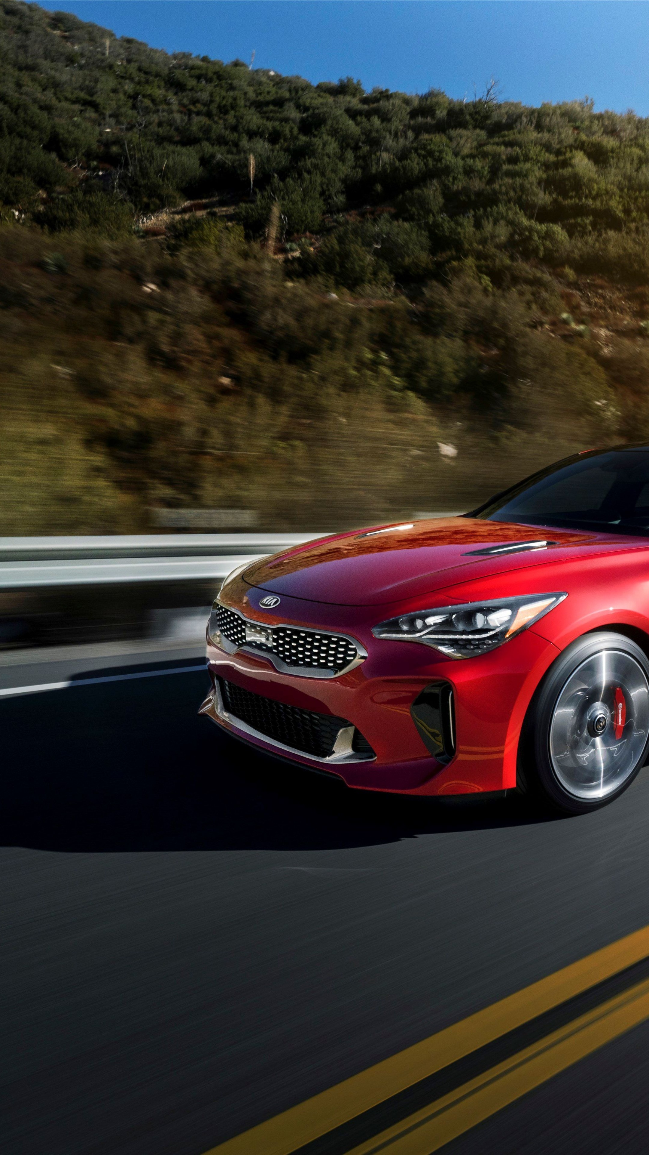 Kia Stinger, Stylish design, 2018 model, High-definition, 2160x3840 4K Phone