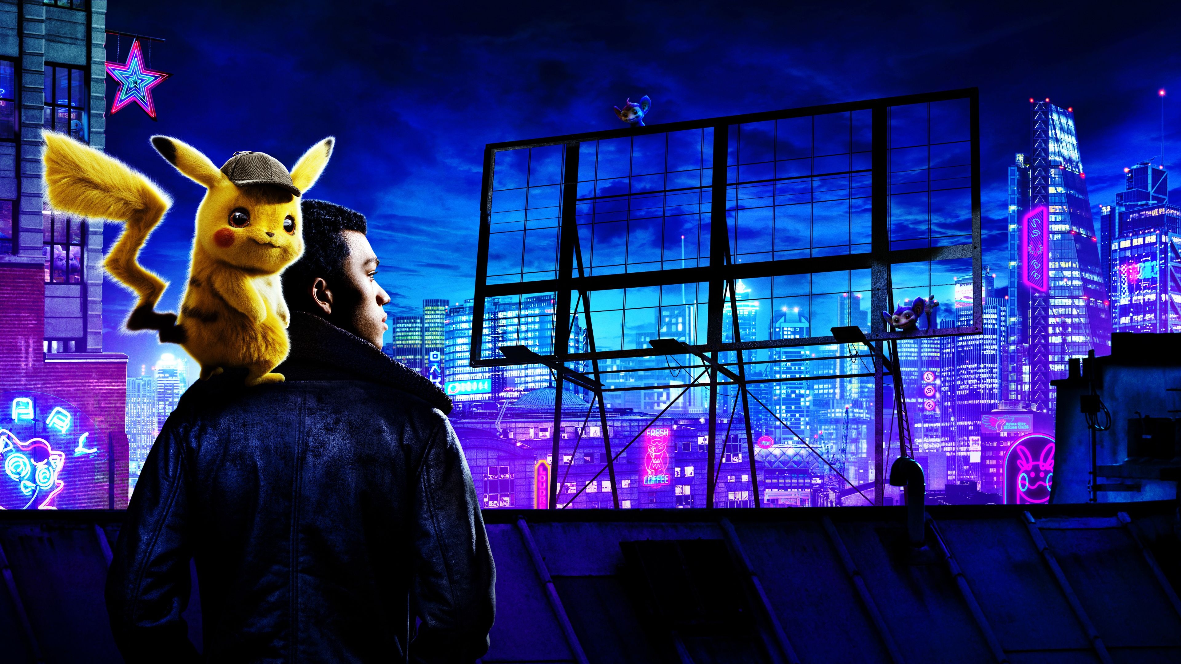 Pokemon Detective Pikachu movie, 4k quality, Pokemon wallpapers, Pikachu's movie debut, 3840x2160 4K Desktop