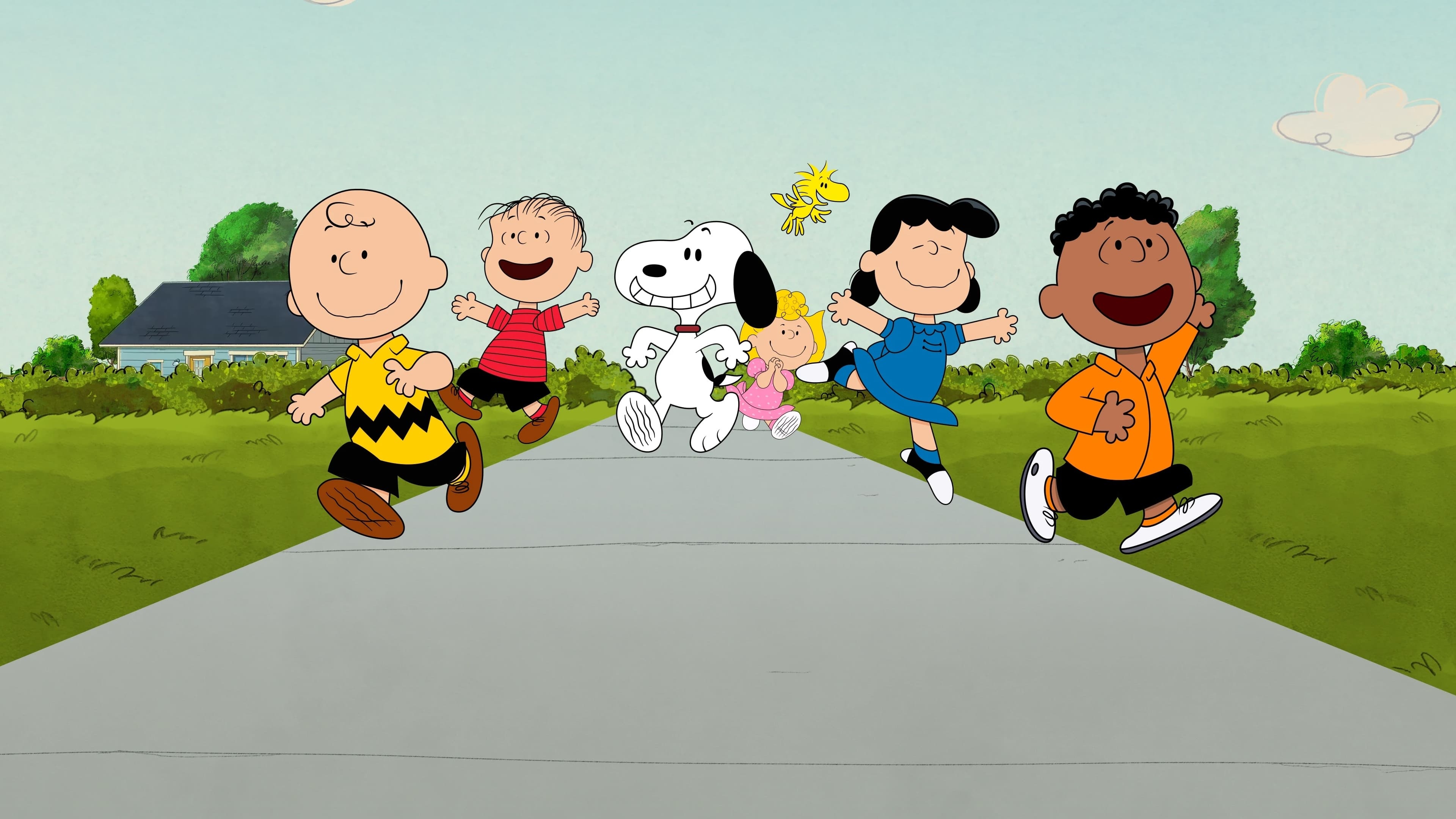 Charlie Brown, Snoopy, Lucy van Pelt, Linus van Pelt, Franklin, 4K Desktop wallpaper