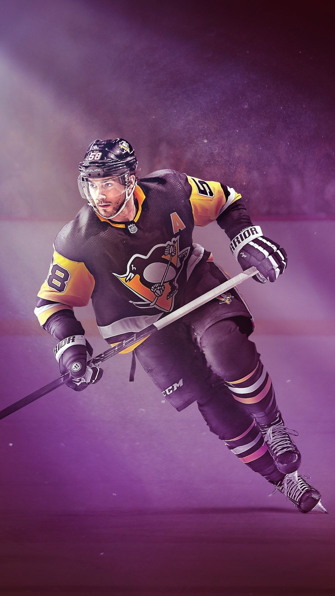 Kris Letang, Sports player, Top defenseman, Hockey professional, 1080x1920 Full HD Phone