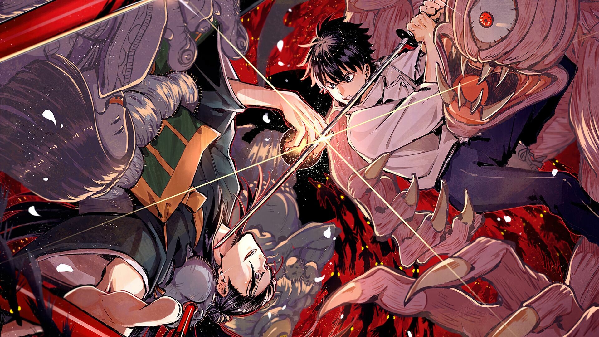 Yuta Okkotsu vs Suguru Geto, Jujutsu Kaisen 0: The Movie Wallpaper, 1920x1080 Full HD Desktop