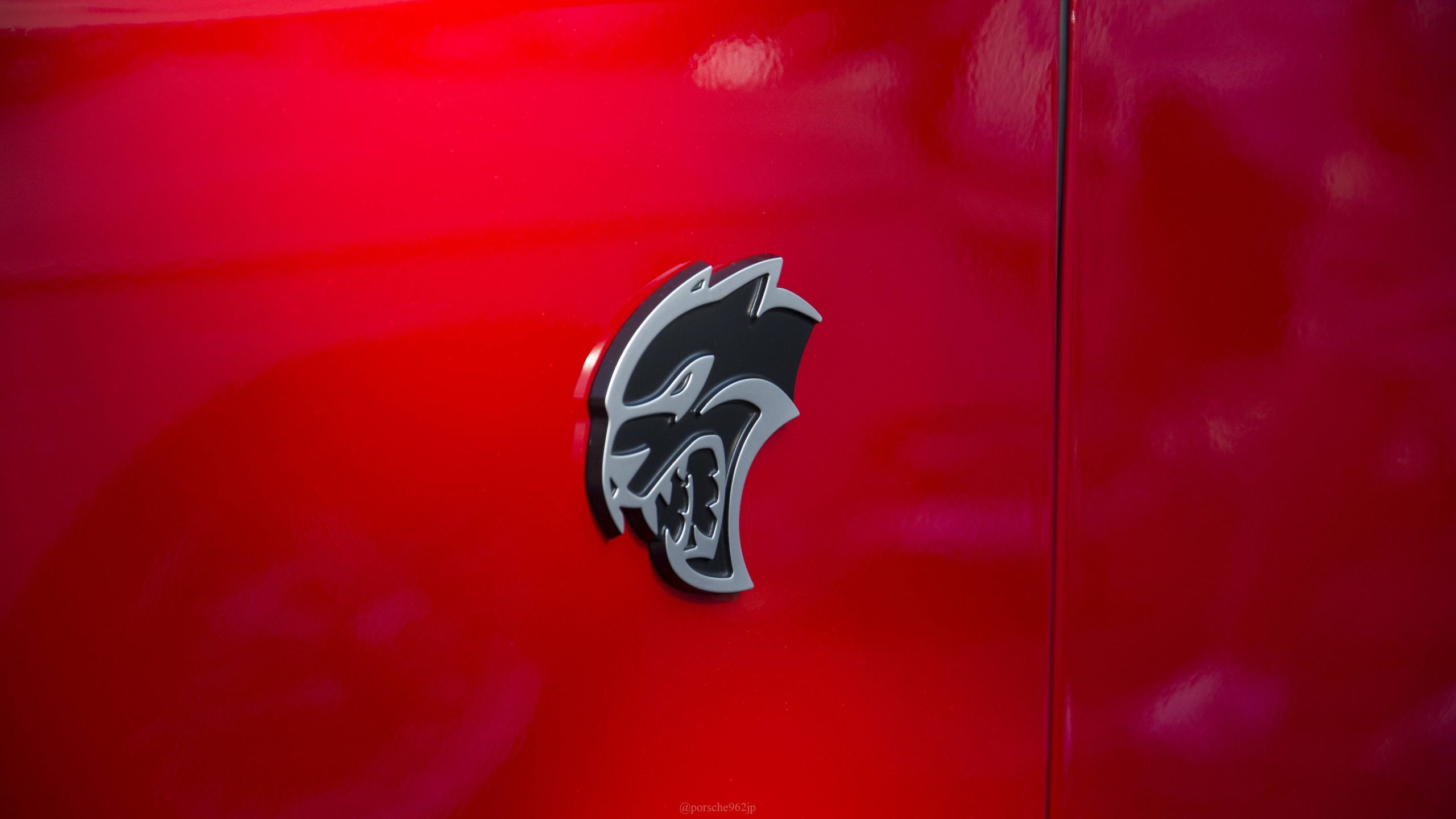 Hellcat logo wallpaper, Posted by Zoey Thompson, Sports car, Logo display, 2560x1440 HD Desktop