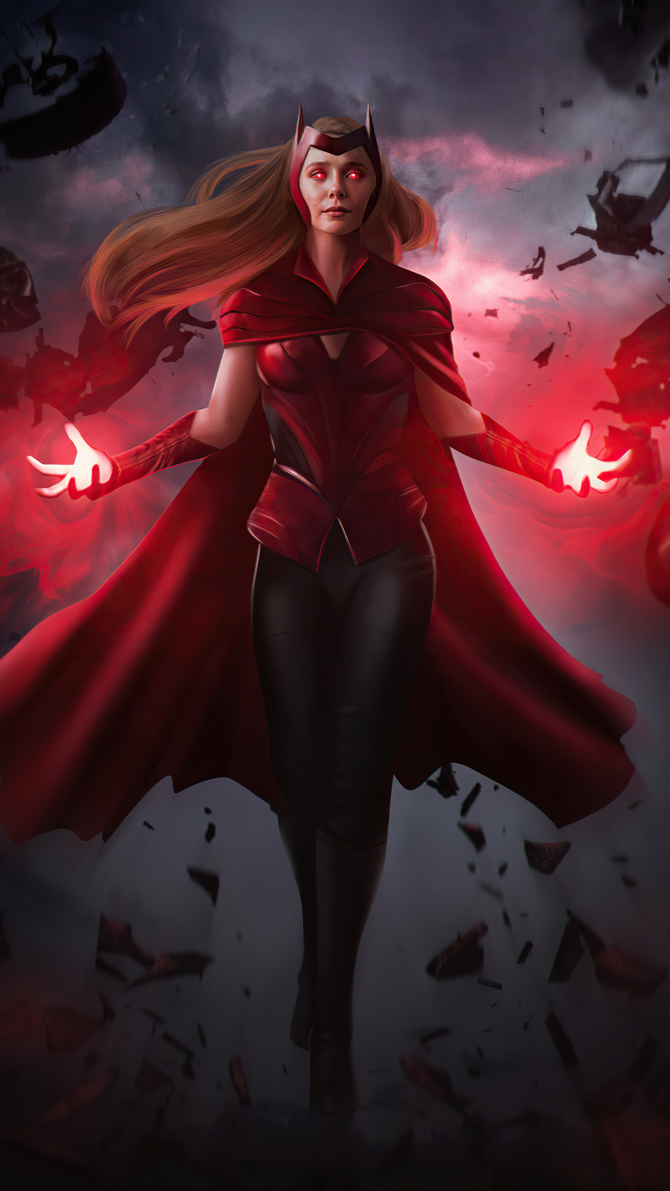 Scarlet Witch Iphone Wallpaper Wanda Maximoff Scarlet Witch Projecten