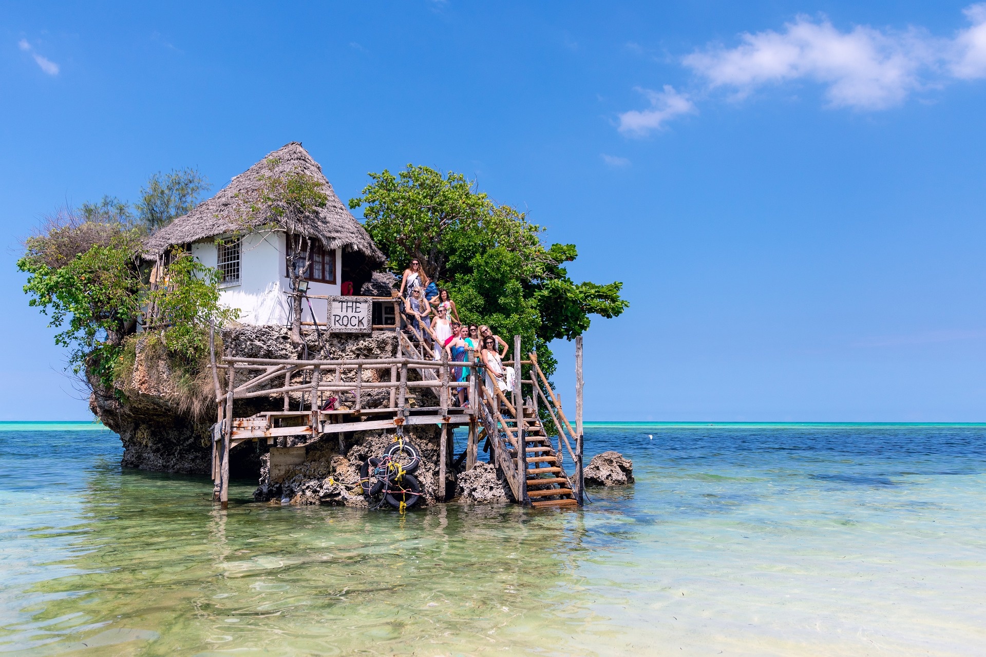 Zanzibar Travels, The Rock restaurant, Indian Ocean gem, Unique experience, 1920x1280 HD Desktop