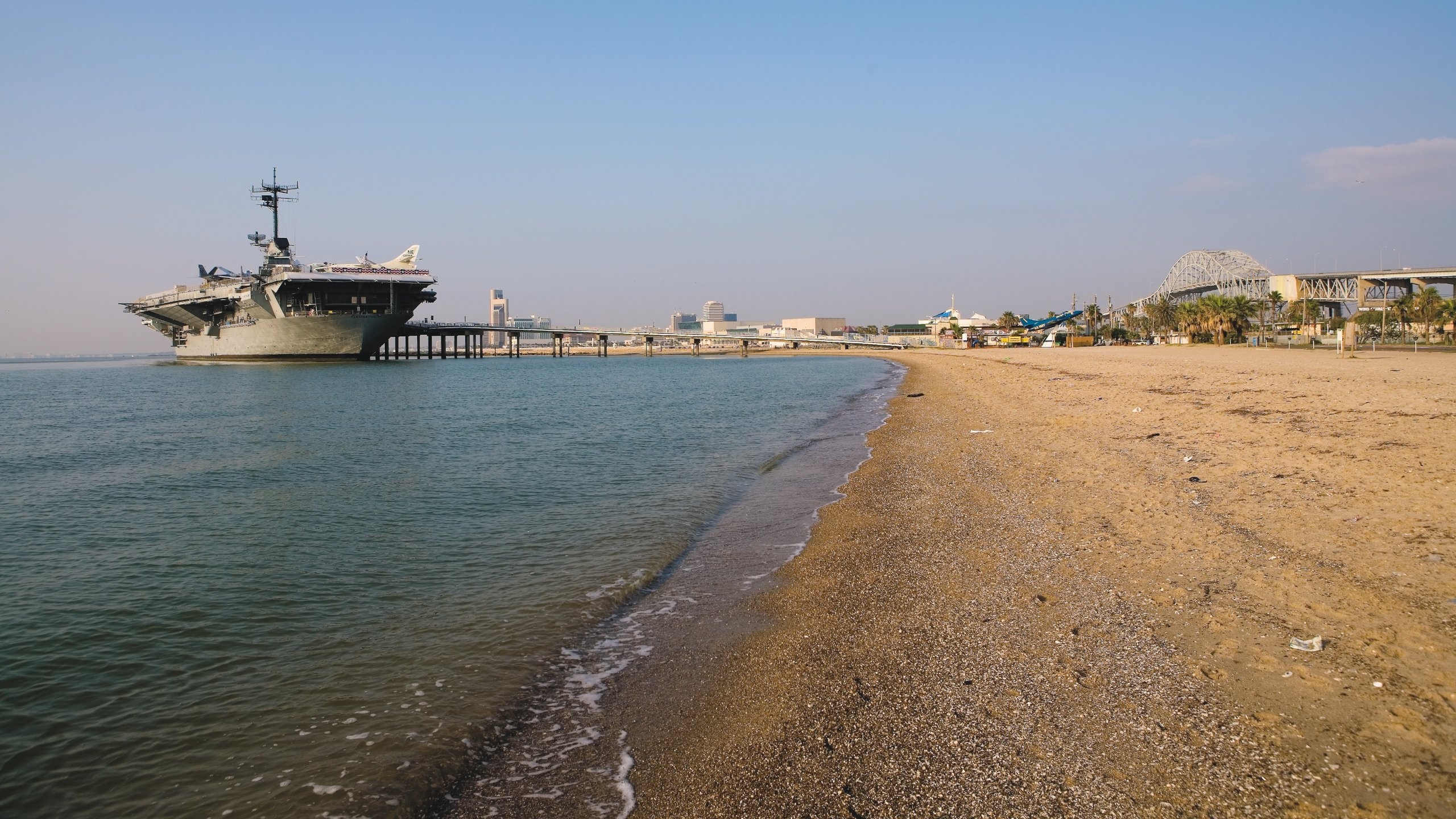 USS Lexington, Corpus Christi Wallpaper, 2560x1440 HD Desktop