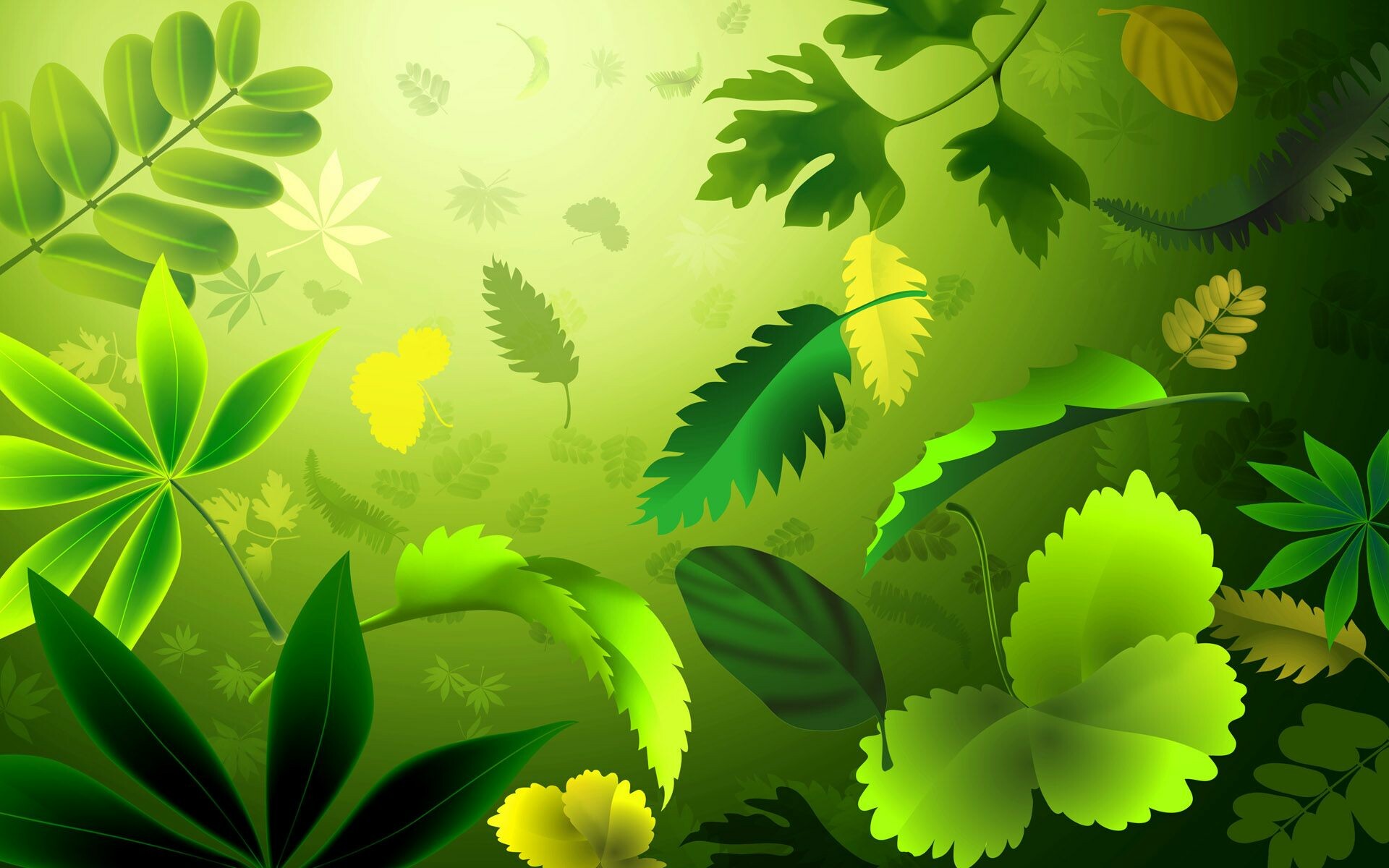 Green leaves, 4K wallpapers, Nature's beauty, Android and iOS, 1920x1200 HD Desktop