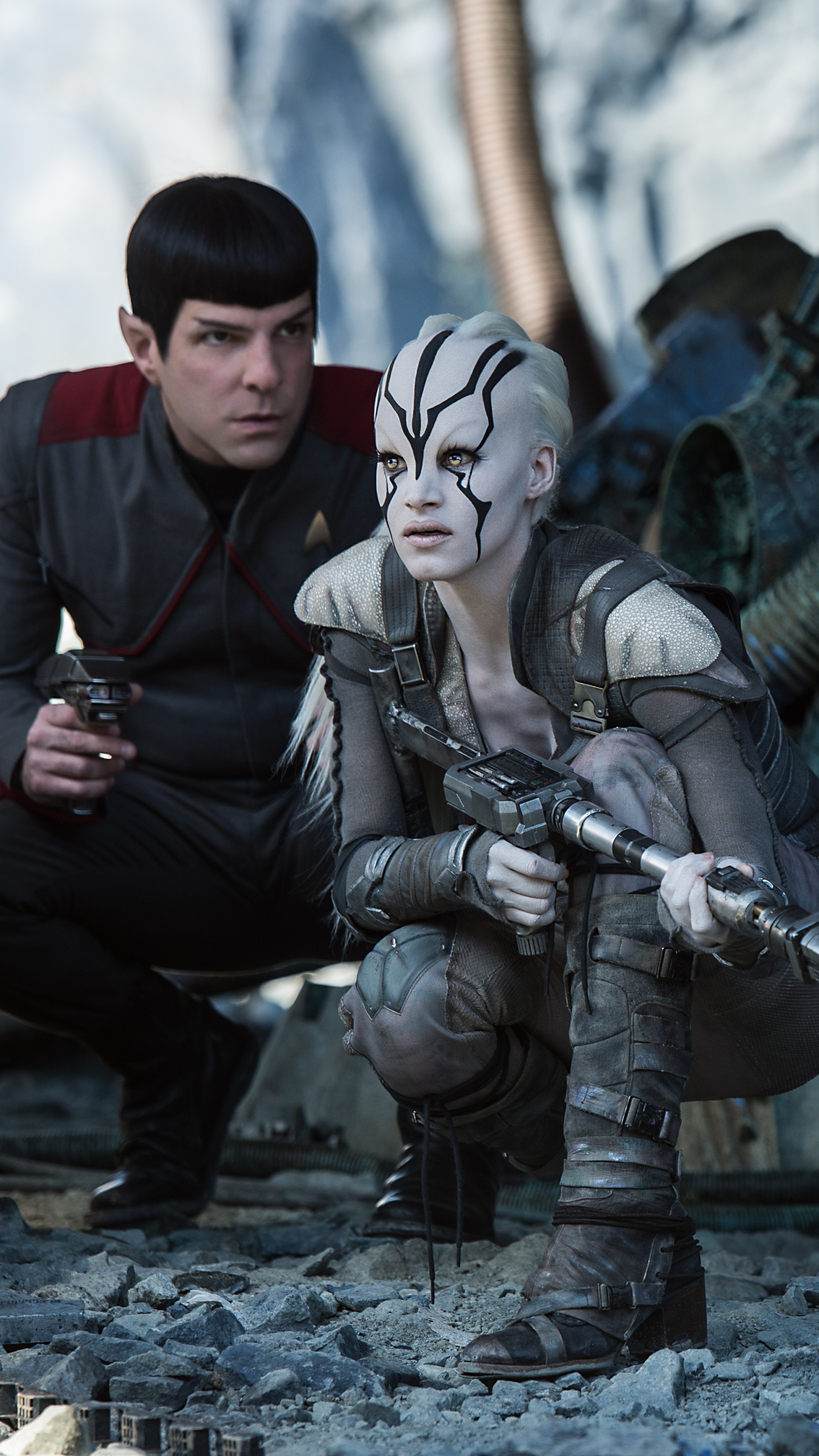 Star Trek Beyond, Intergalactic adventure, Exhilarating action, Space exploration, 2160x3840 4K Phone