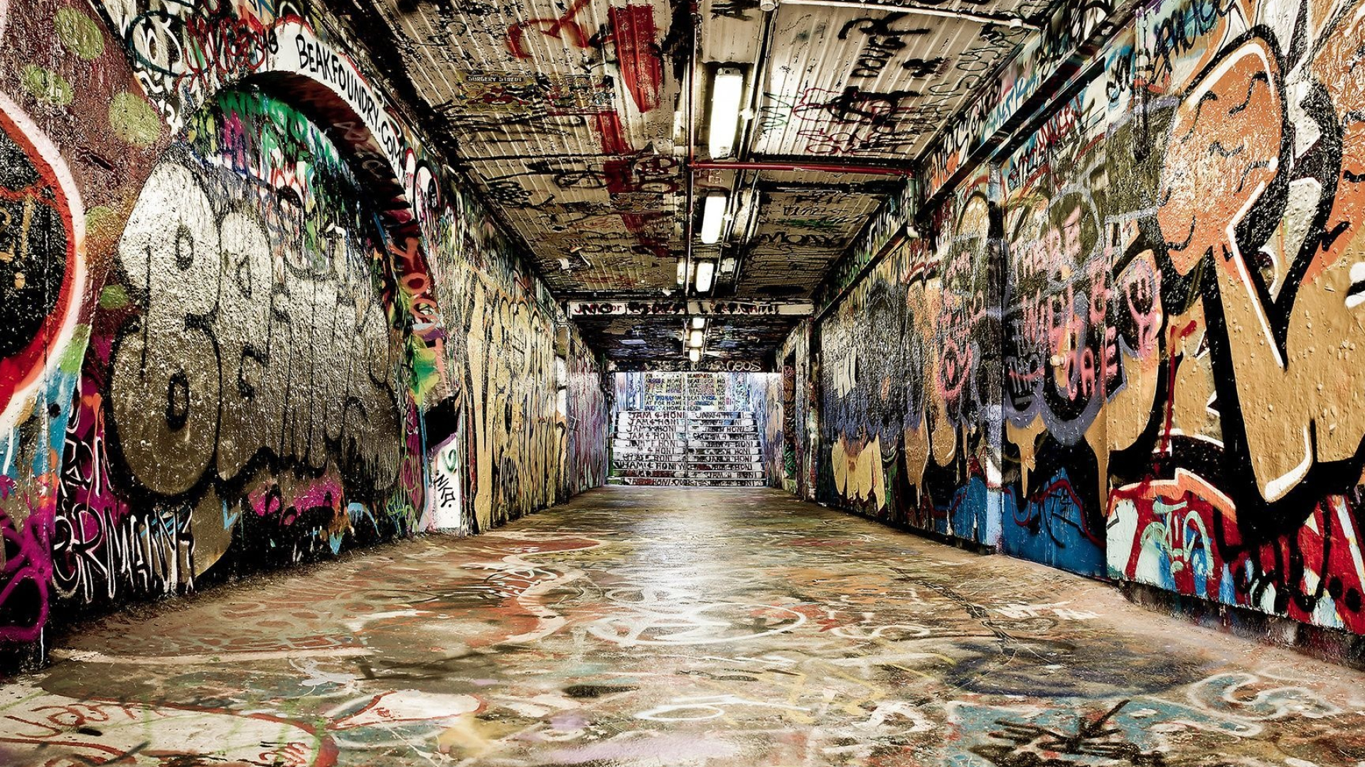 Hip-hop graffiti, graffiti hip hop, street art, 1920x1080 Full HD Desktop