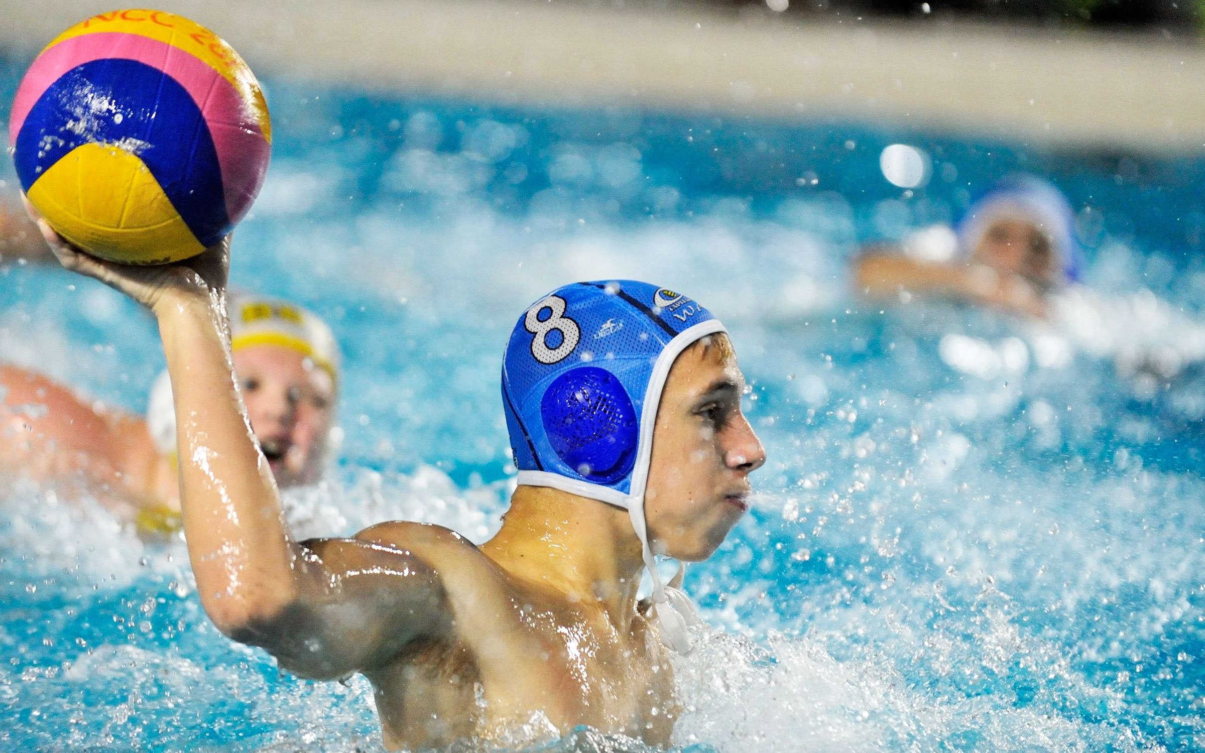 Competitive water polo, Capital Wave team, Water polo competition, 2400x1500 HD Desktop