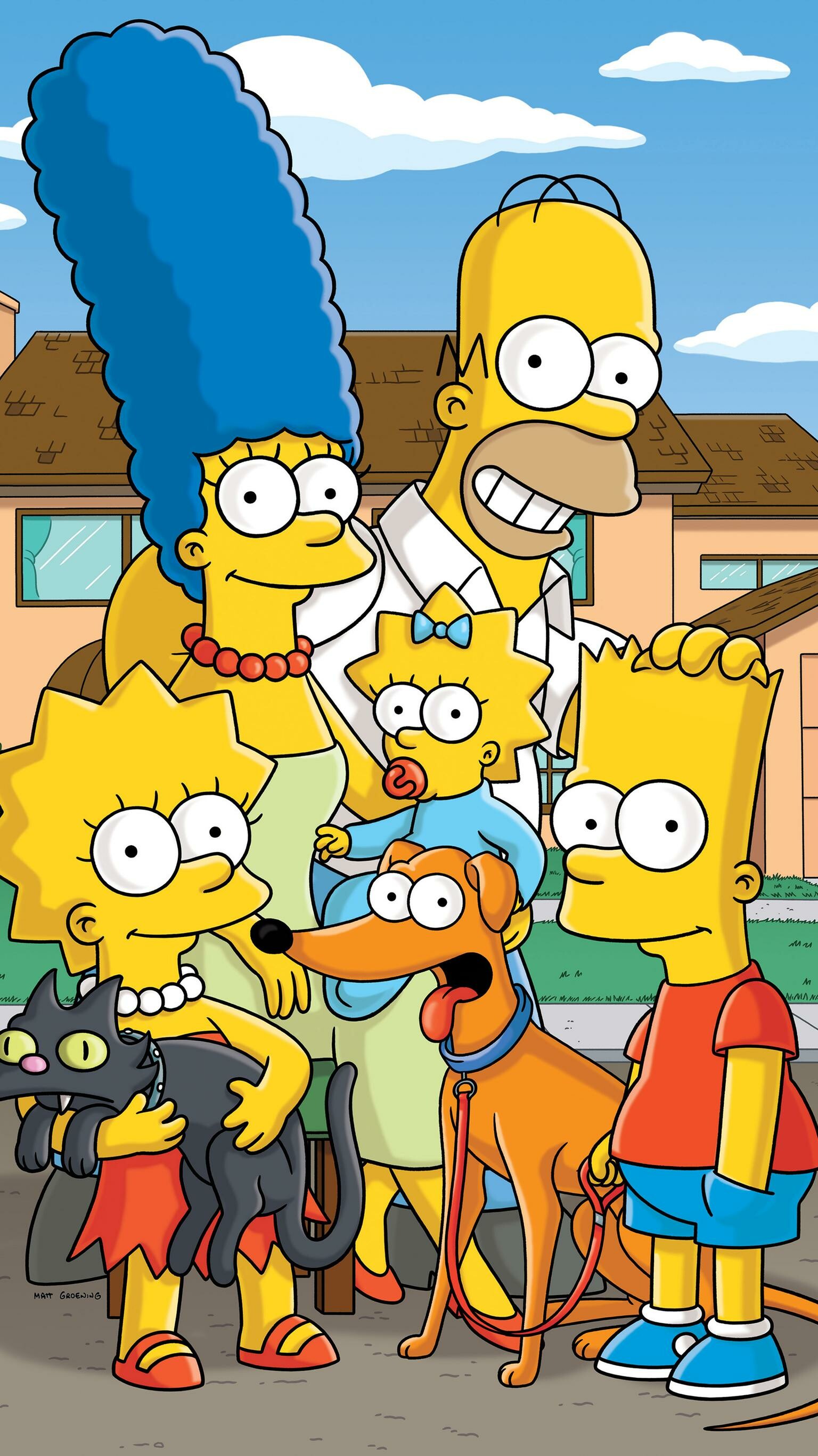The Simpsons, Phone wallpapers, Stylish backgrounds, Mobile-friendly, 1540x2740 HD Phone