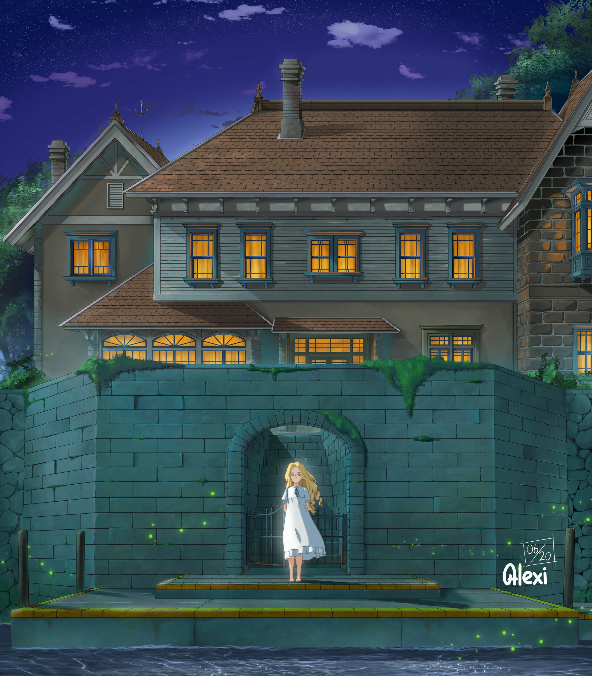 Marsh House, When Marnie Was There (Anime) Wallpaper, 1920x2200 HD Phone