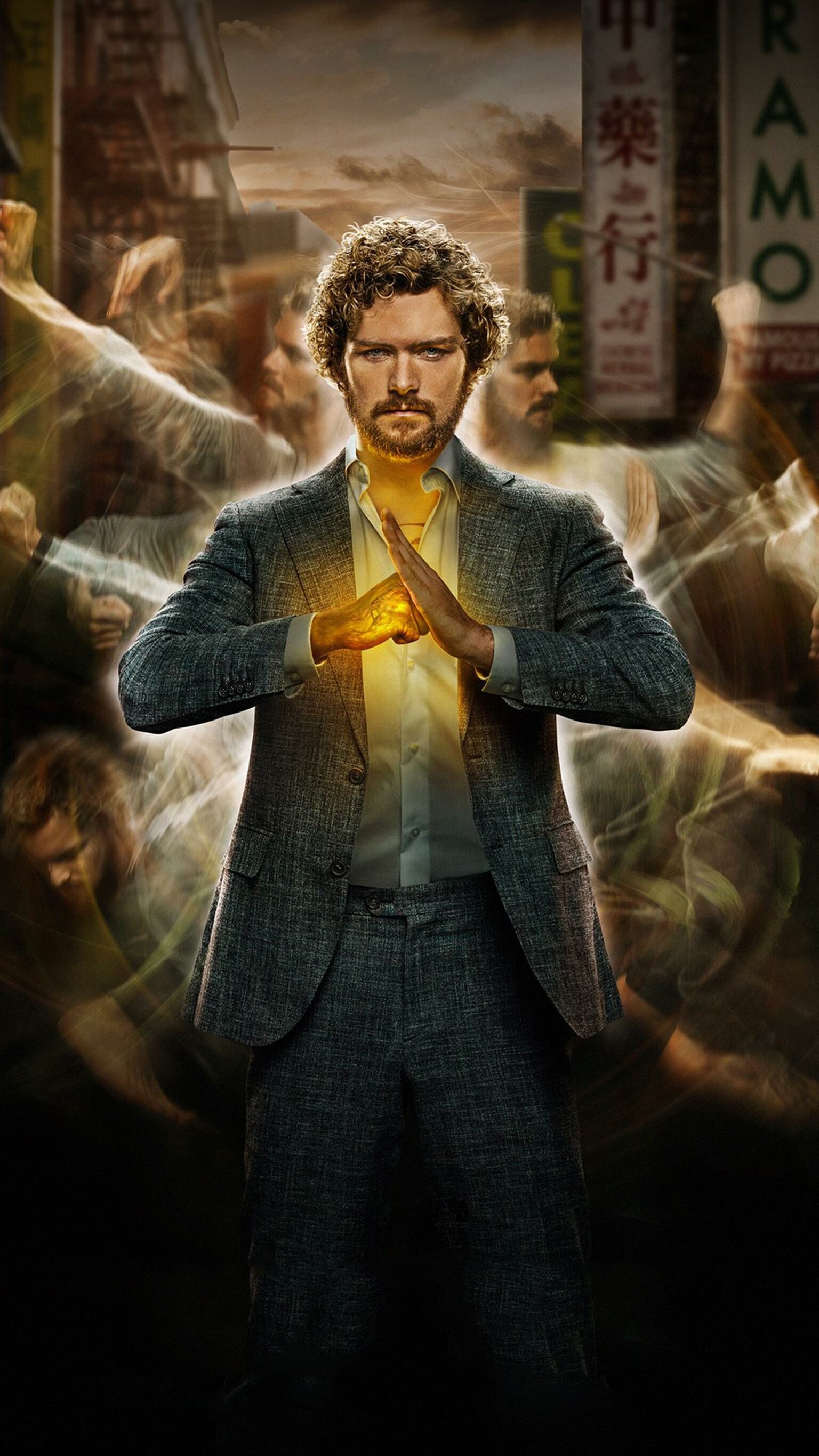 Iron Fist, Netflix series, High-quality wallpapers, Marvel hero, 1540x2740 HD Phone