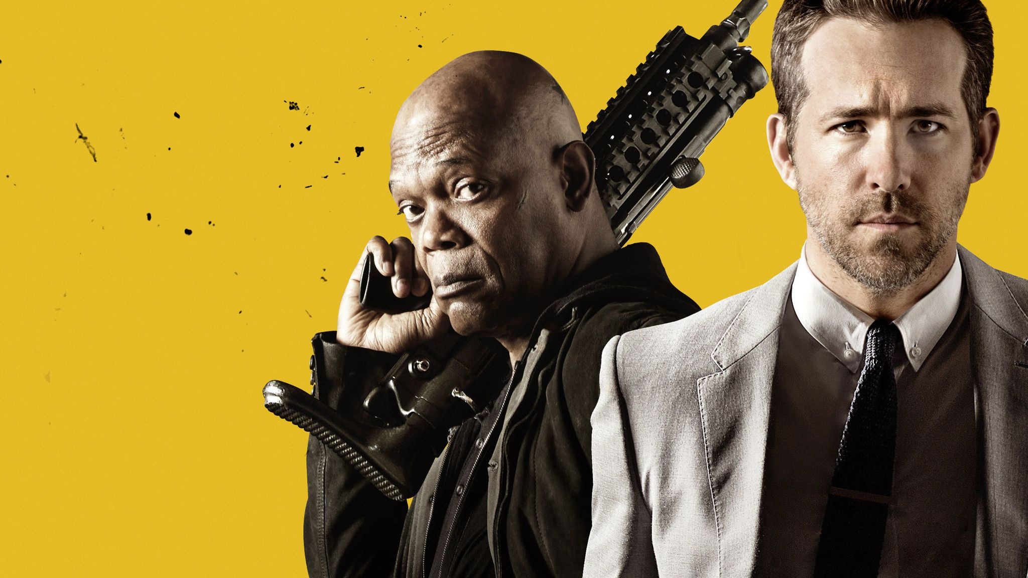 Hitman's Wife's Bodyguard, Explosive action, Dynamic duo, Exciting chase sequences, 2050x1160 HD Desktop