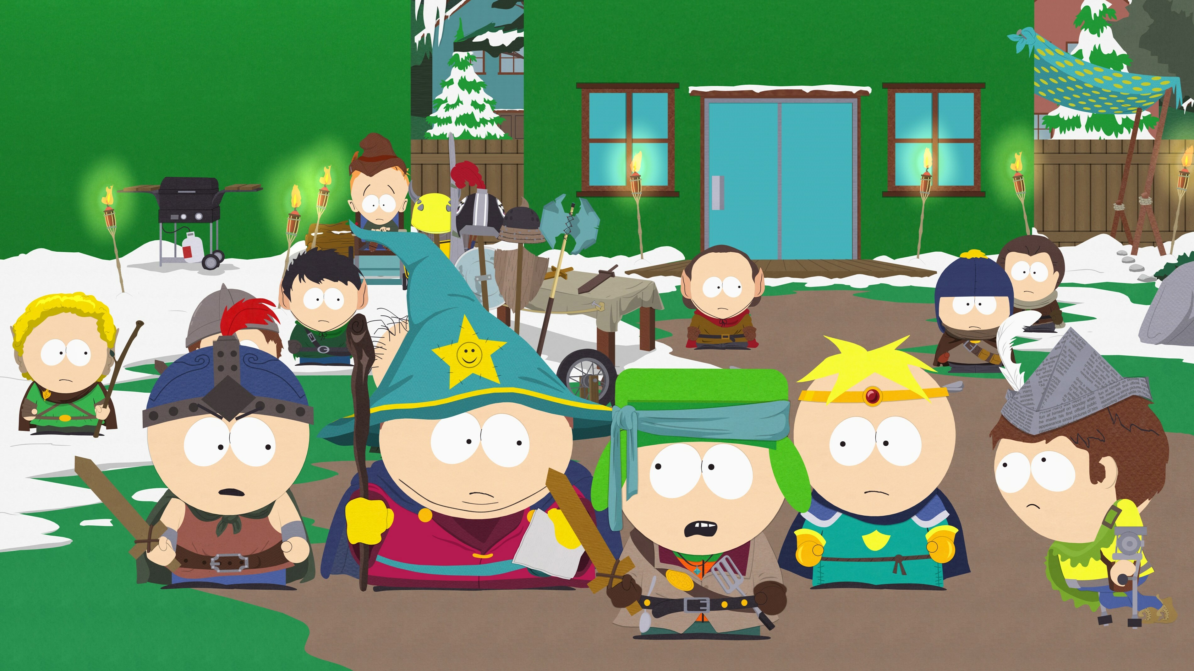 South Park, Animated sitcom, Satirical humor, Social commentary, 3800x2140 HD Desktop