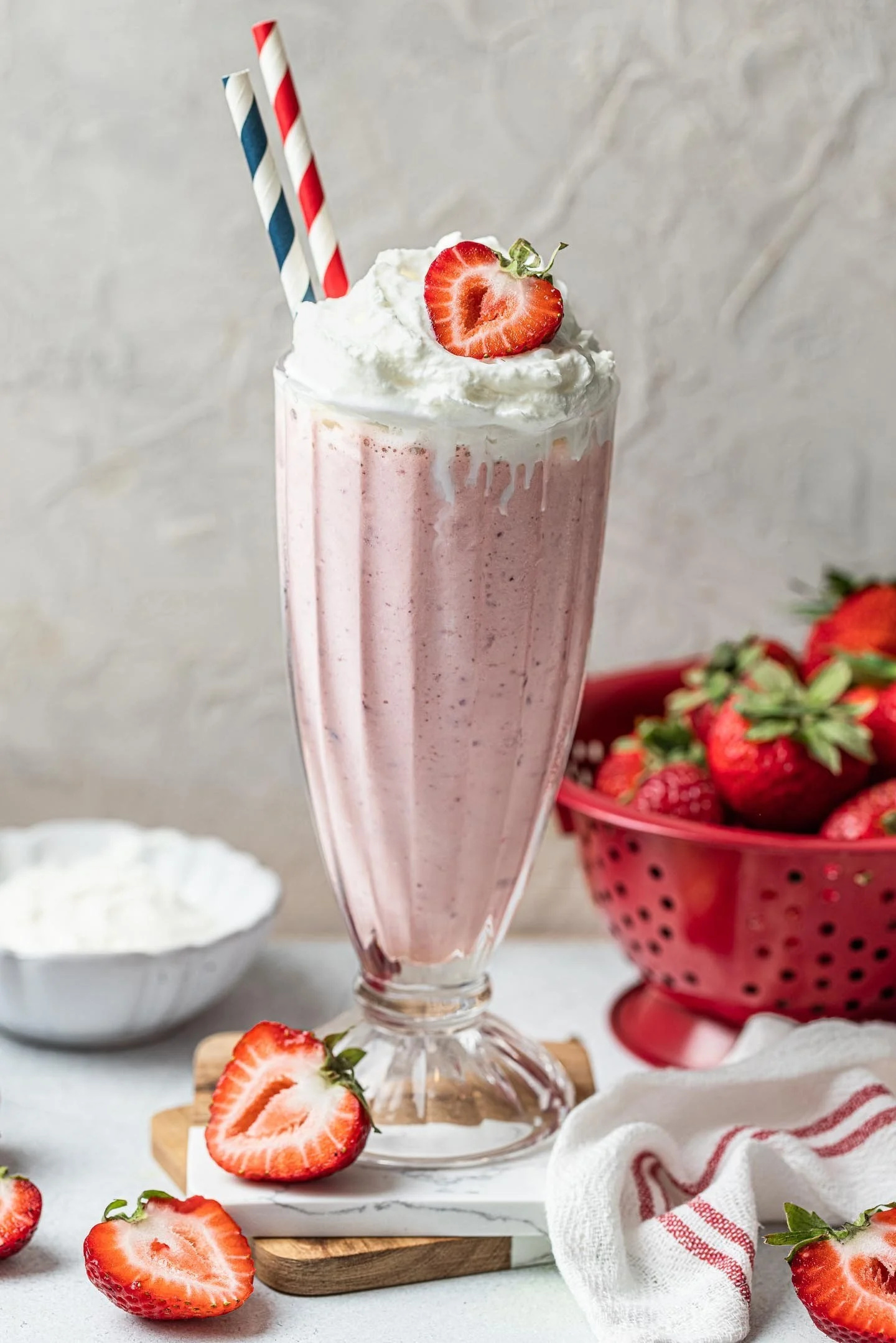 Strawberry, Milkshake, Olivias cuisine, Food, 1440x2160 HD Phone