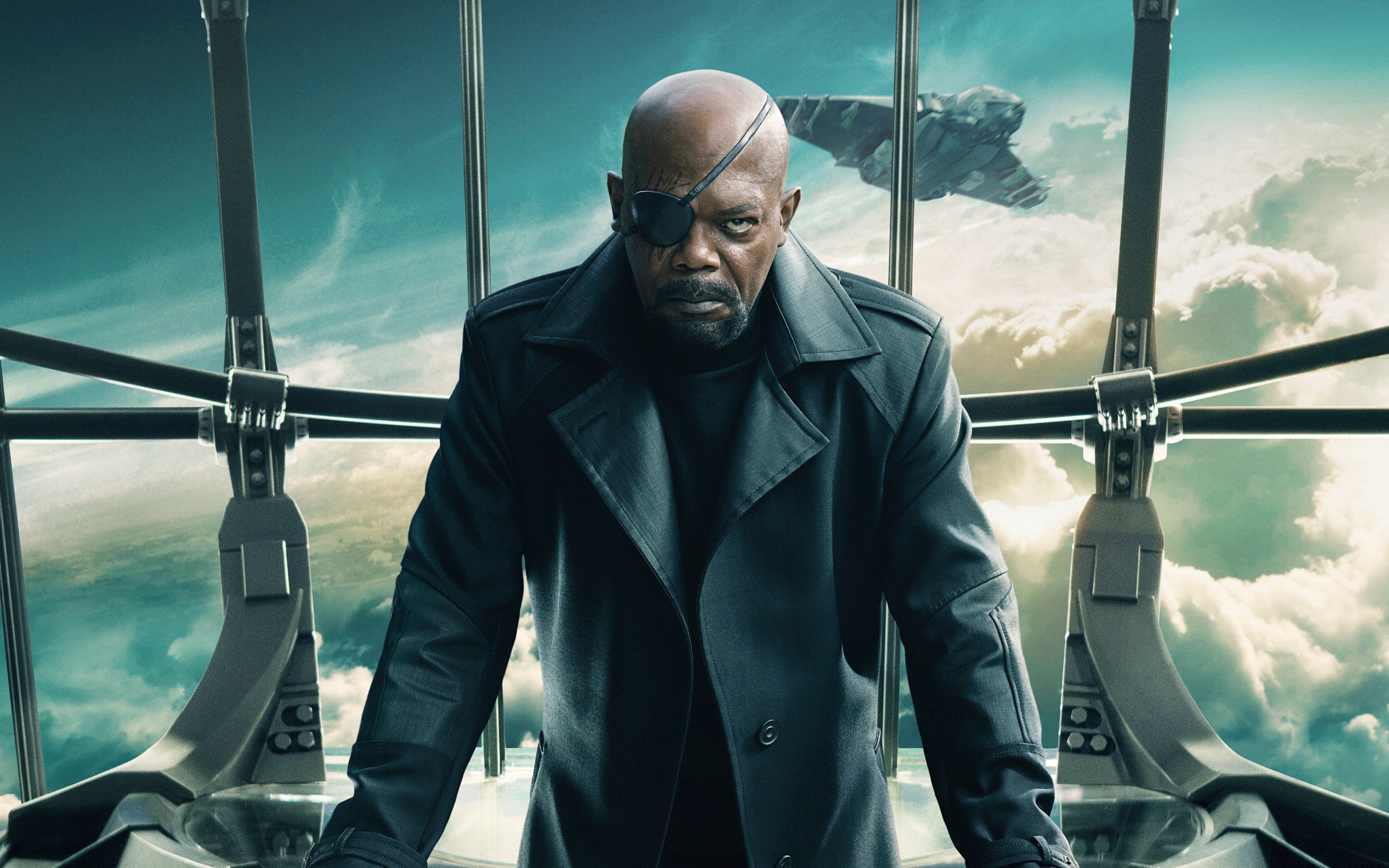 Samuel L. Jackson, Nick Fury, Marvel movies, HD wallpapers, 2880x1800 HD Desktop