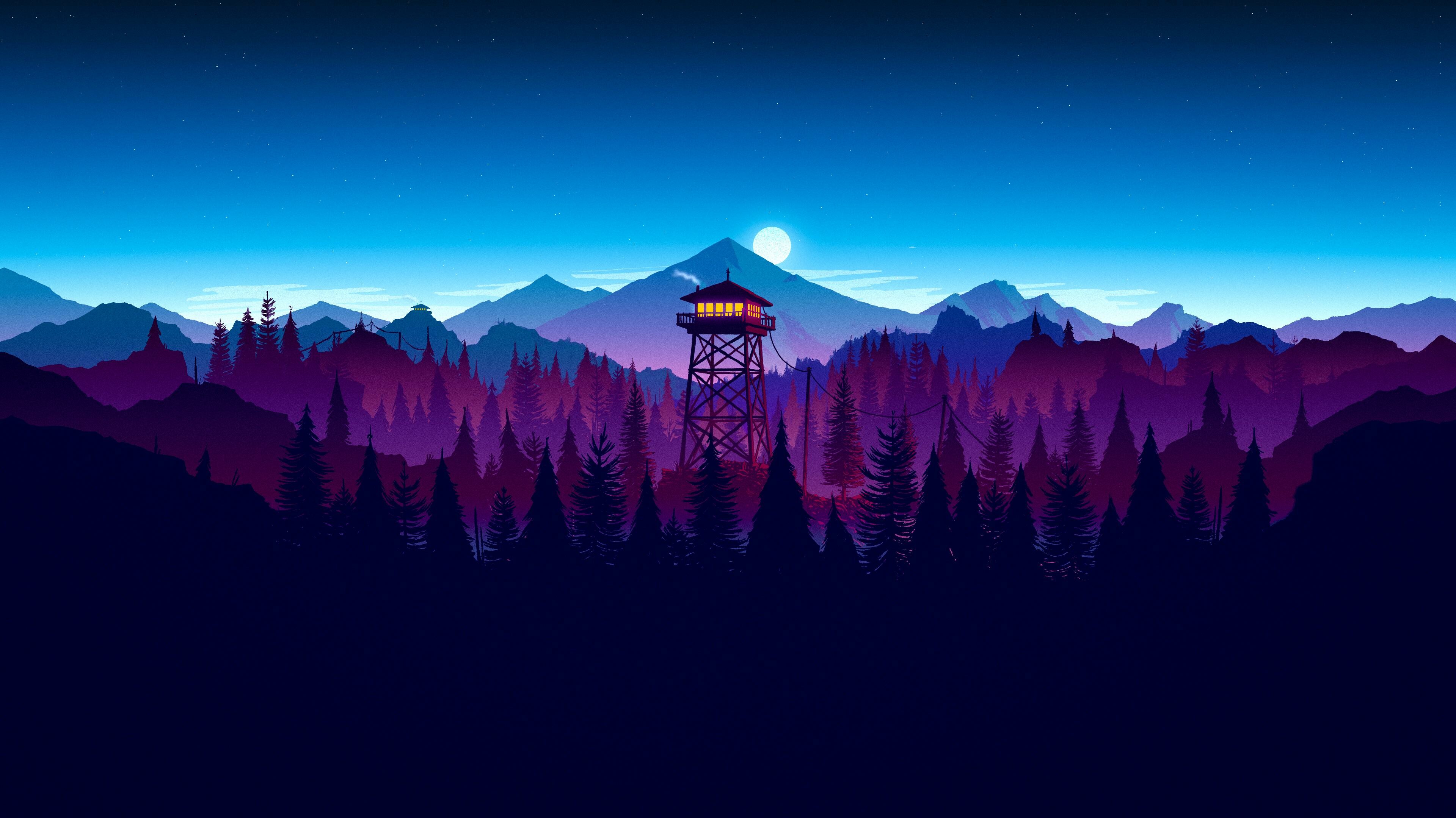 Firewatch Tower, Firewatch Wallpaper, 3840x2160 4K Desktop