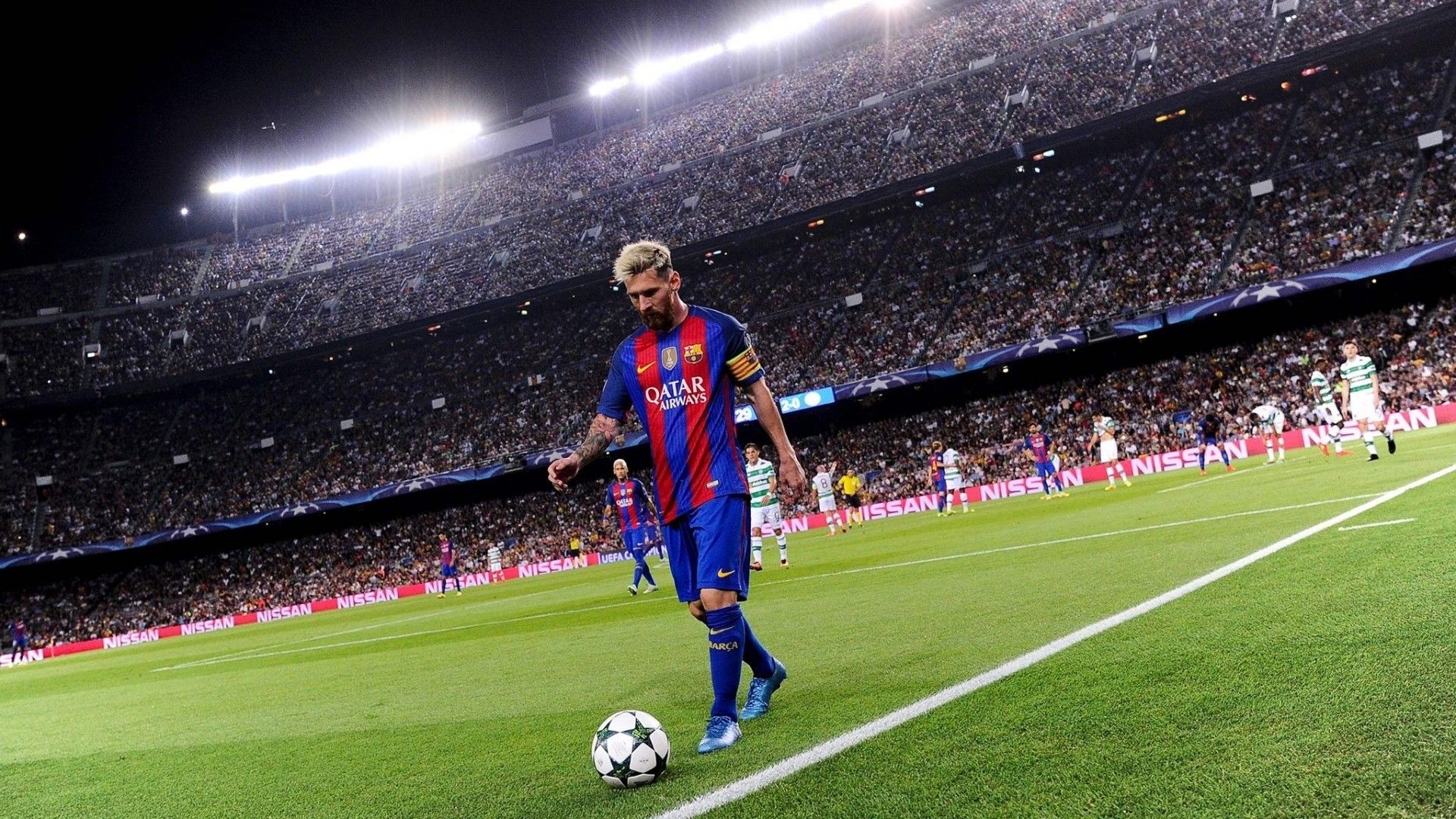 Lionel Messi, Camp Nou Stadium Wallpaper, 1920x1080 Full HD Desktop