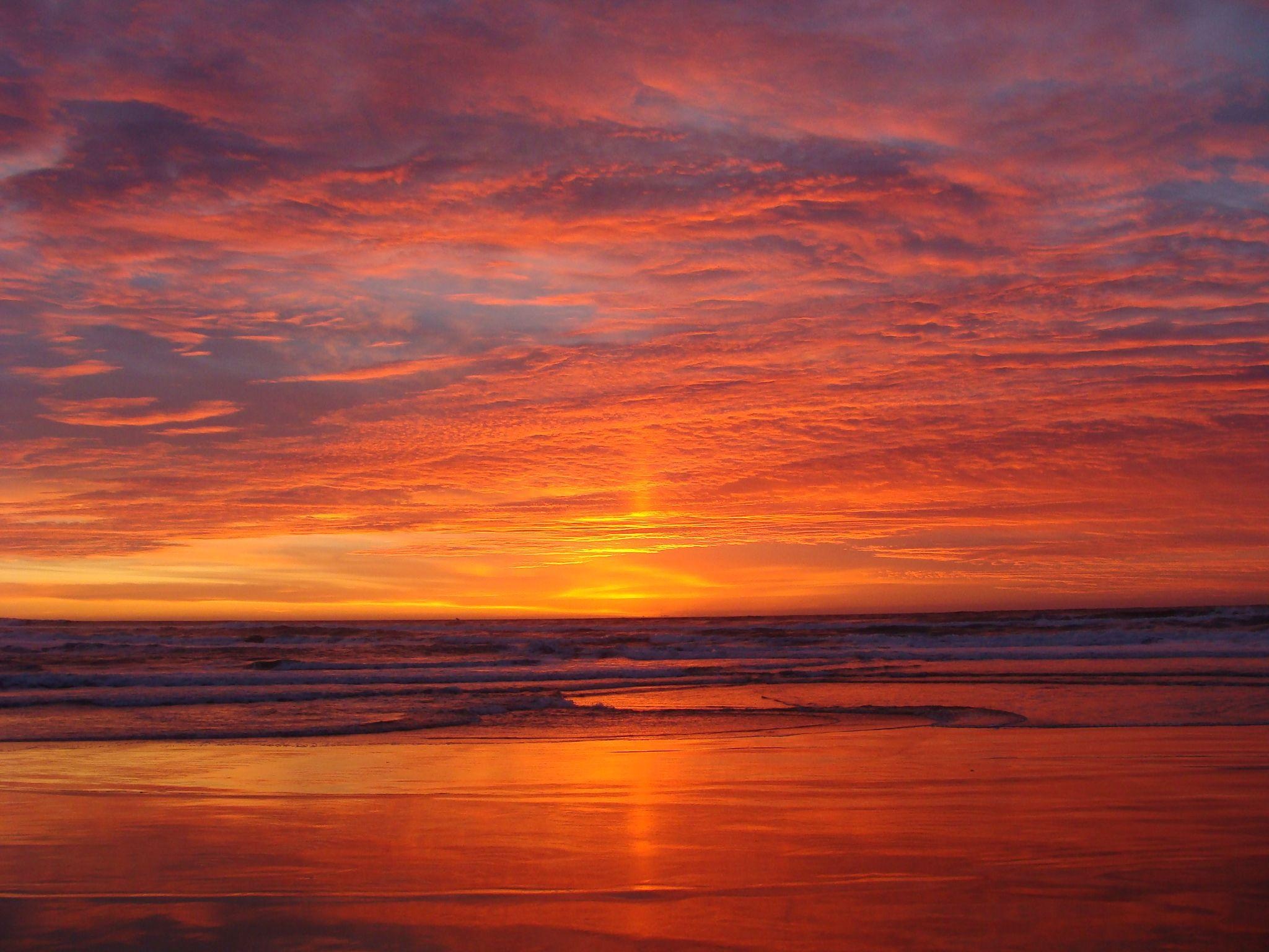 Sunset, Marina Beach Wallpaper, 2050x1540 HD Desktop
