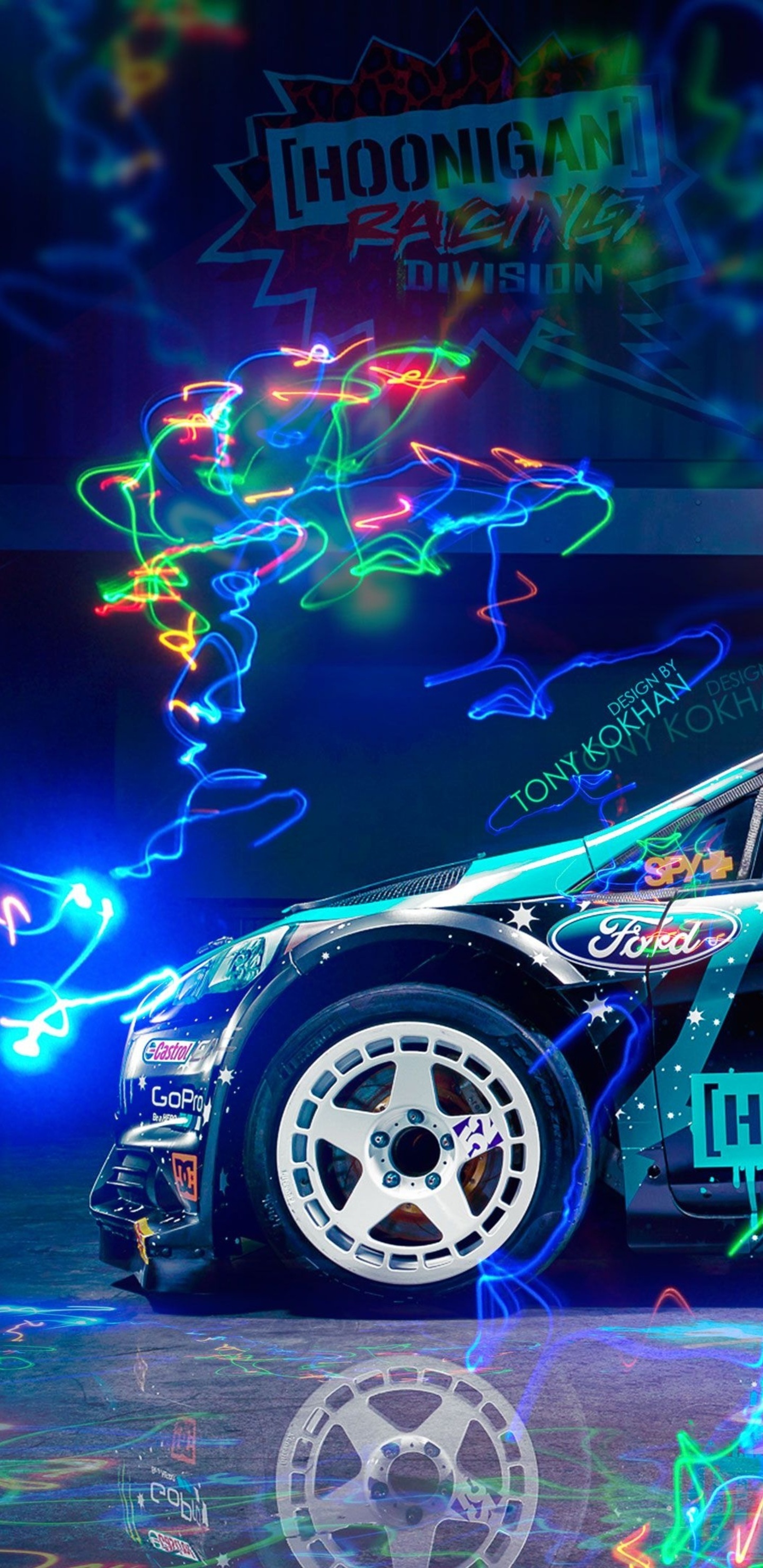 Ford Fiesta ST RX43 Hoonigan car, Samsung galaxy, Note 9 8 S9 S8 S8 QHD HD 4K wallpapers, Auto, 1440x2960 HD Phone