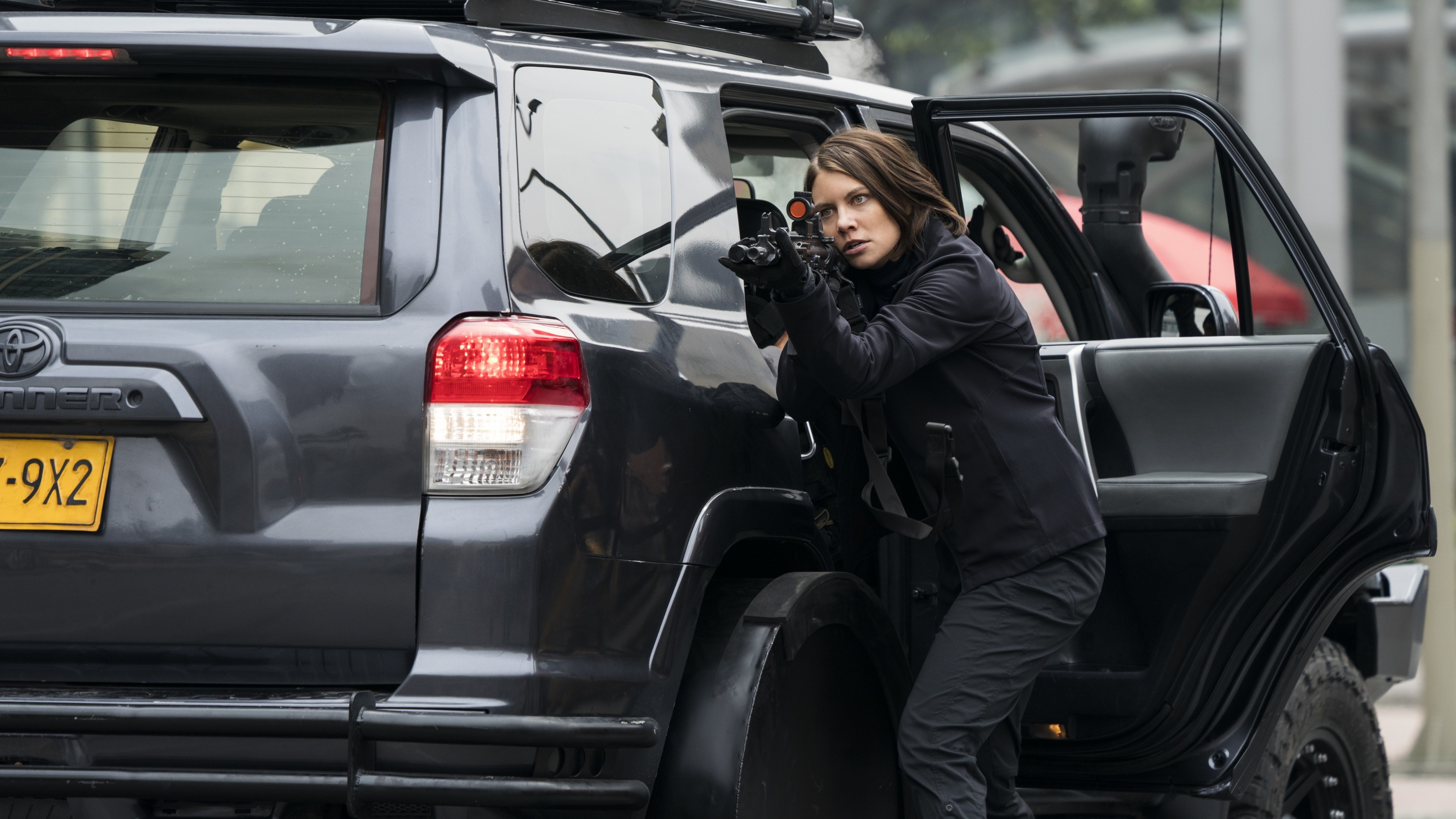 Lauren Cohan, Mile 22, Movie, 6K wallpapers, 3840x2160 4K Desktop