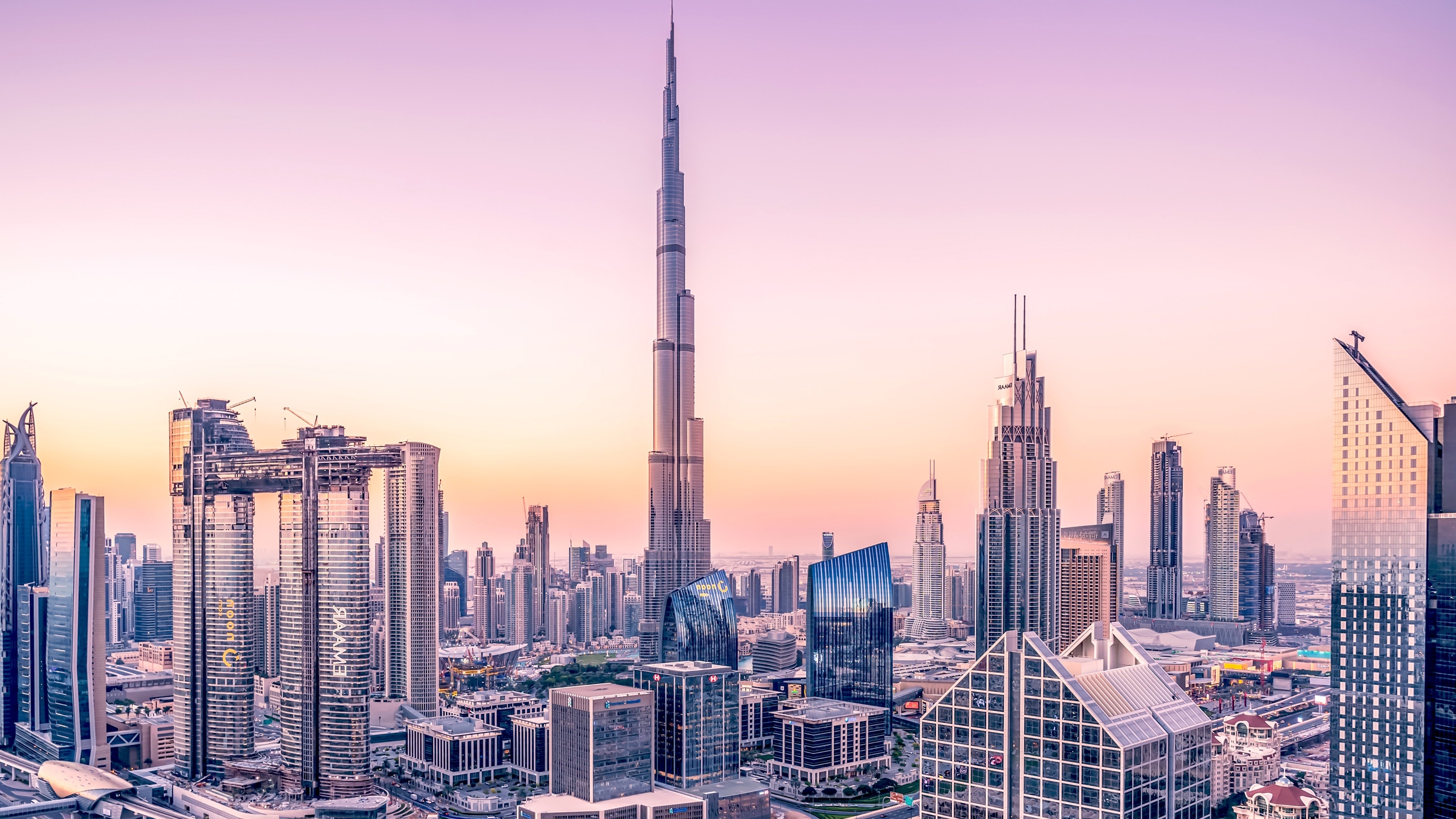 Burj Khalifa, Skyscrapers, Modern architecture, Resolution, 3840x2160 4K Desktop