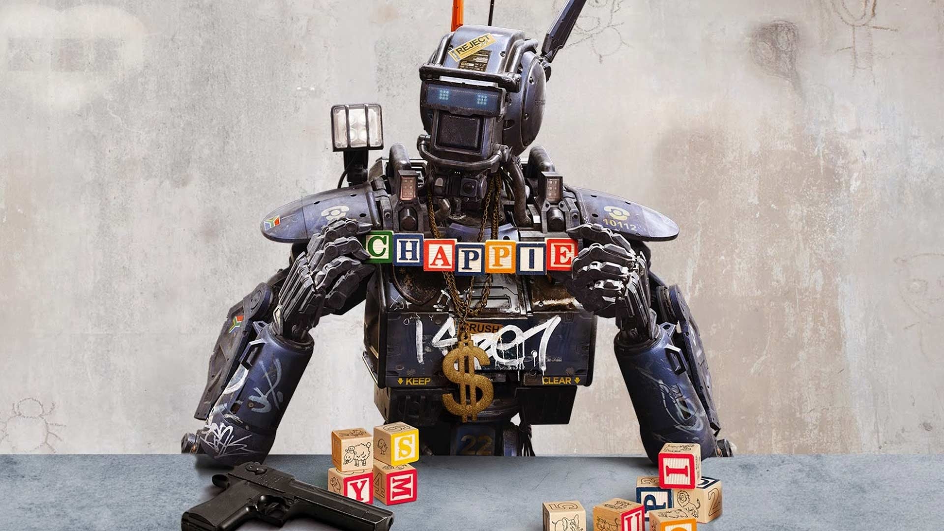 Chappie movie, After the credits, Media stinger, 1920x1080 Full HD Desktop