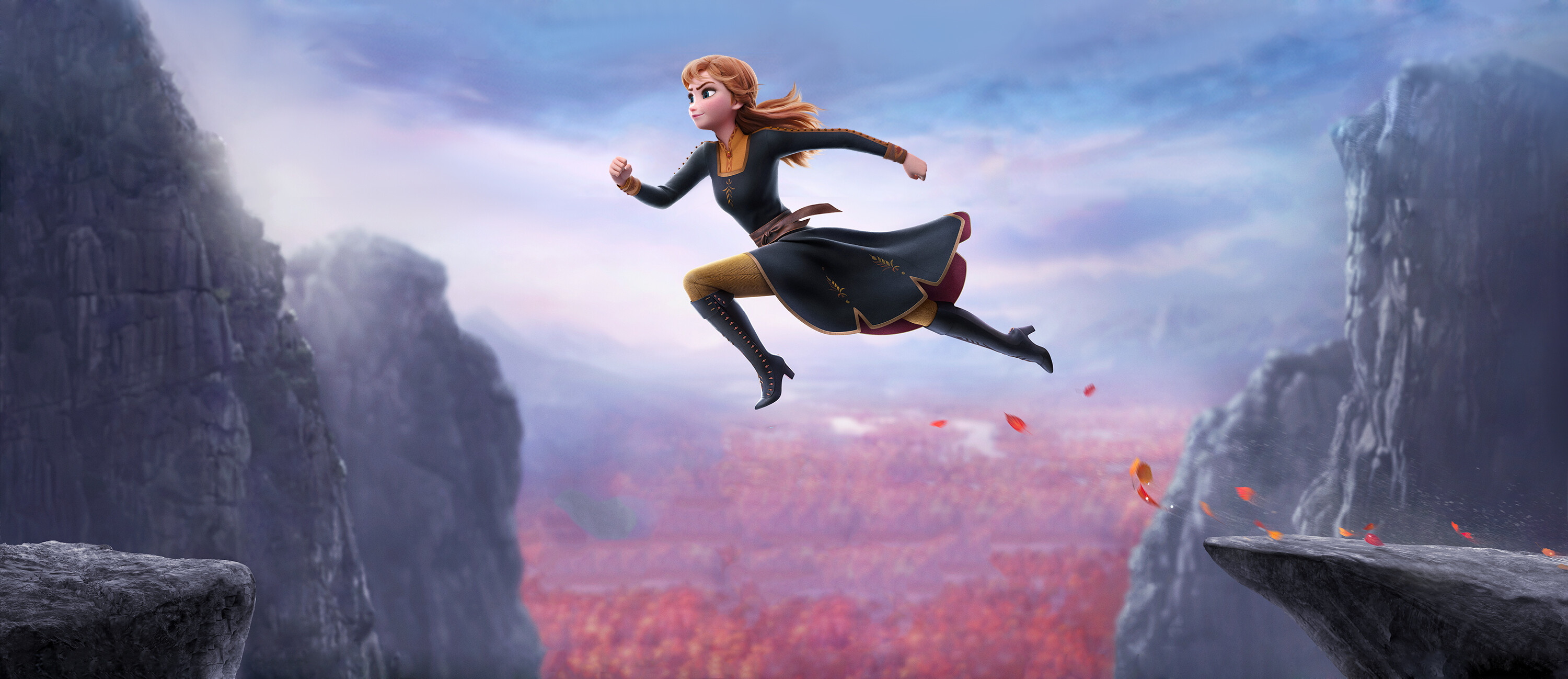 Anna, Frozen Wallpaper, 3000x1300 Dual Screen Desktop