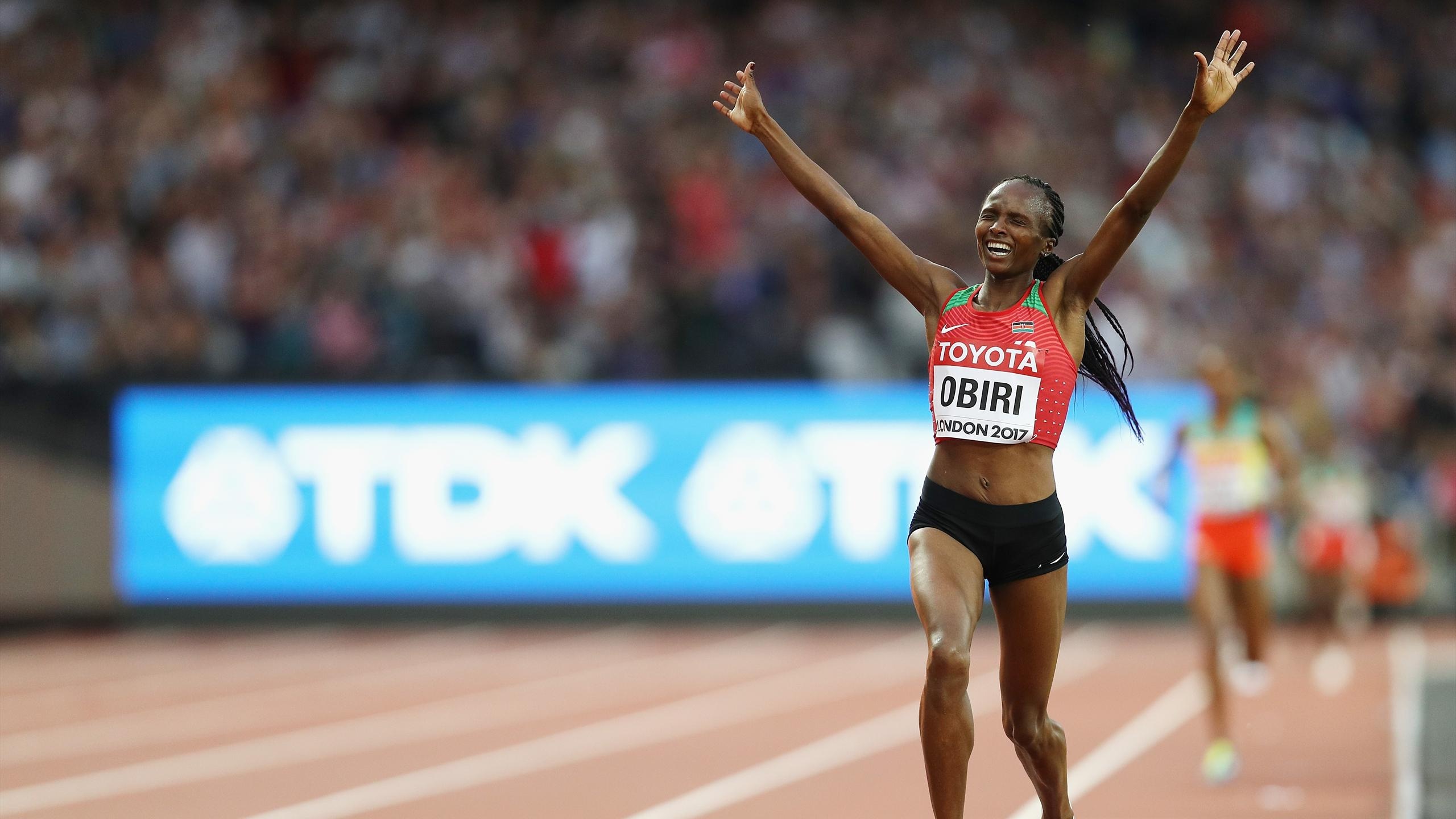 Hellen Obiri, Middle-distance runner, 2560x1440 HD Desktop