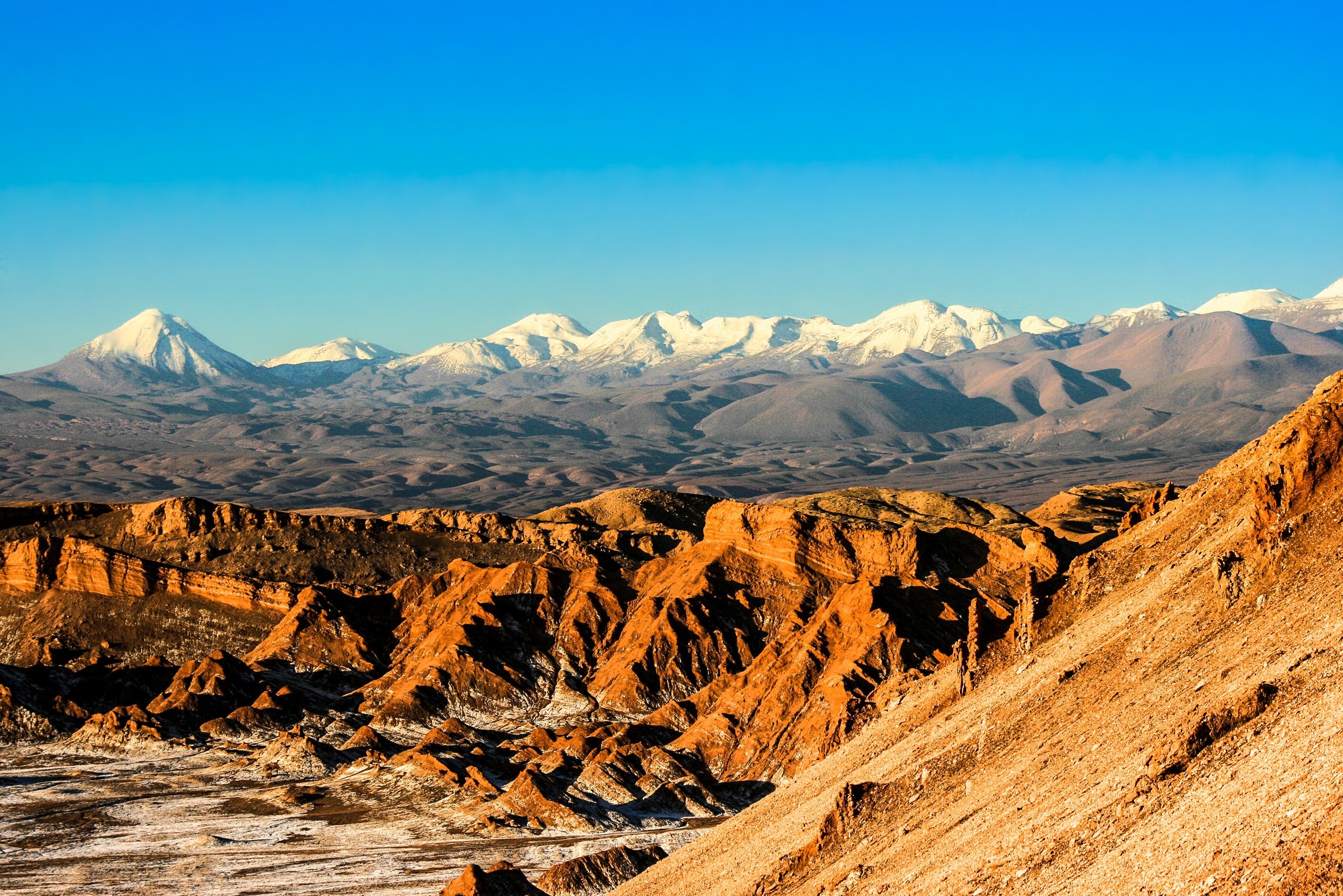 Mountains, Desert, Atacama Desert, Chile, 2820x1880 HD Desktop