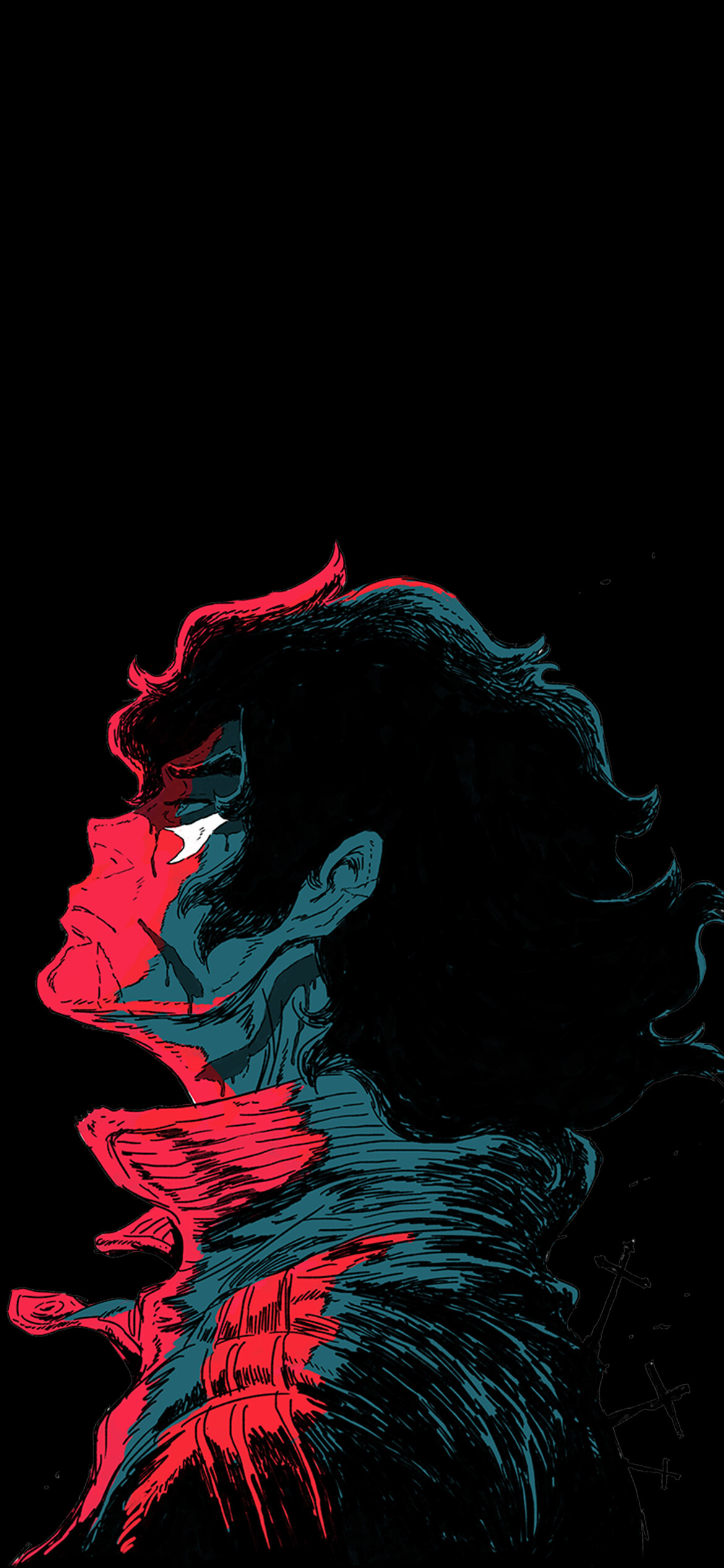 Megalo Box anime, Nomad, Ramped backgrounds, 1170x2540 HD Phone