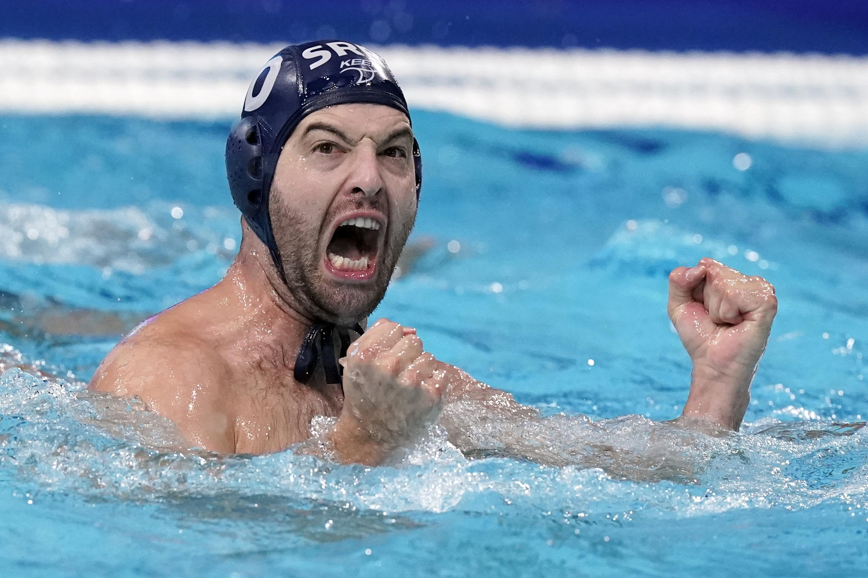 Filipovic, Serbia water polo team, Victory over Italy, Quarterfinals match, 3000x2000 HD Desktop