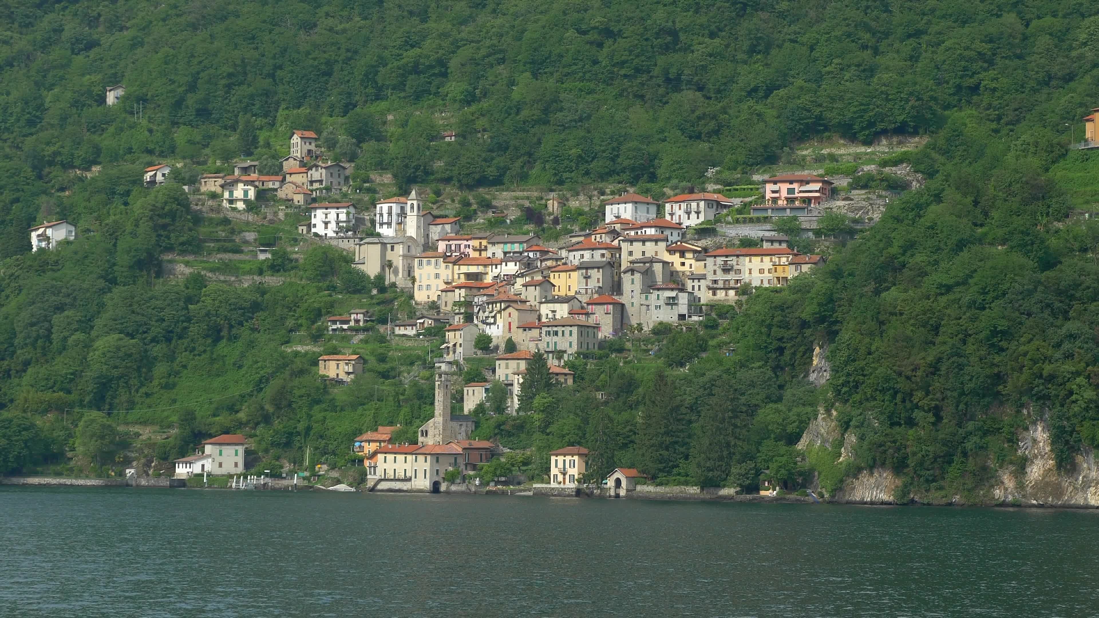 Careno, Lake Como Wallpaper, 3840x2160 4K Desktop