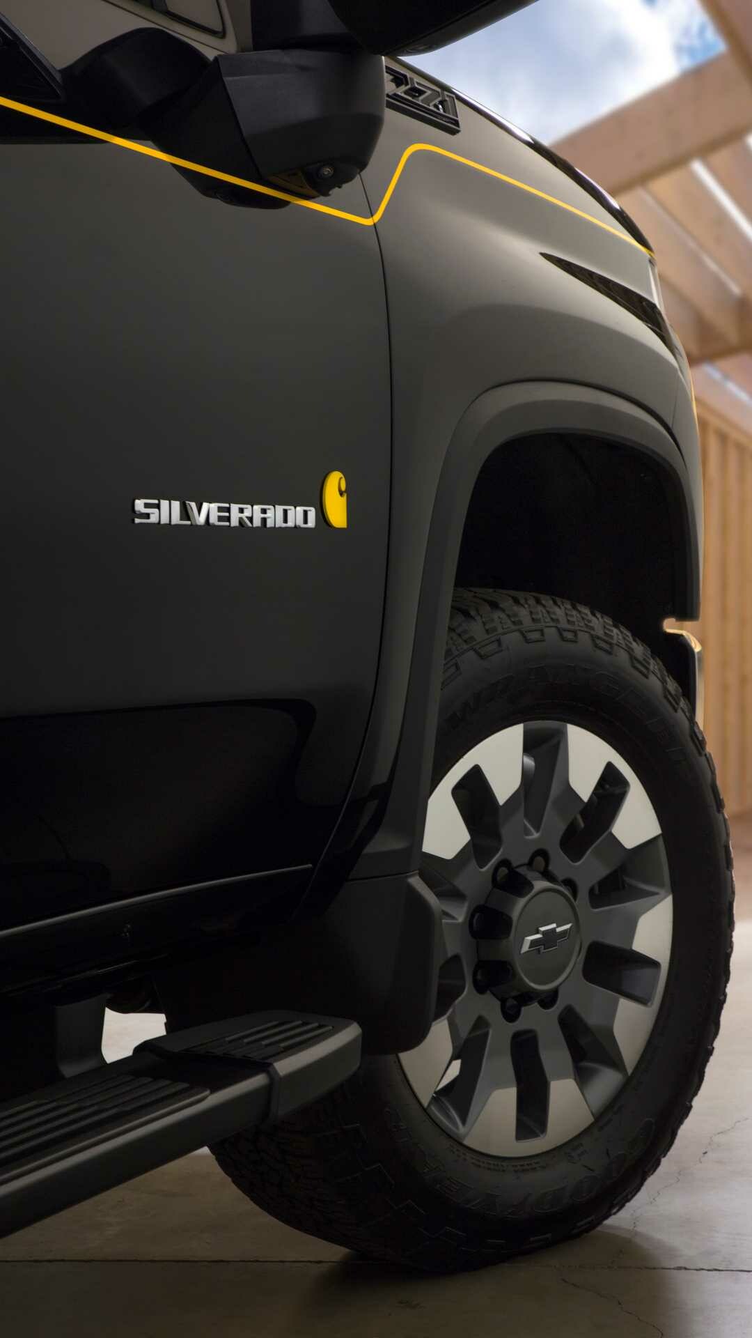 2021 Chevrolet Silverado HD Carhartt special edition, Rugged elegance, Limited edition wallpaper, 1080x1920 Full HD Phone