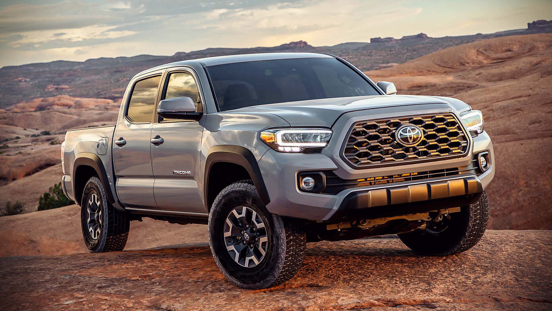 2020 Toyota Tacoma, Striking design, Adventure-ready, Powerful presence, 1920x1080 Full HD Desktop