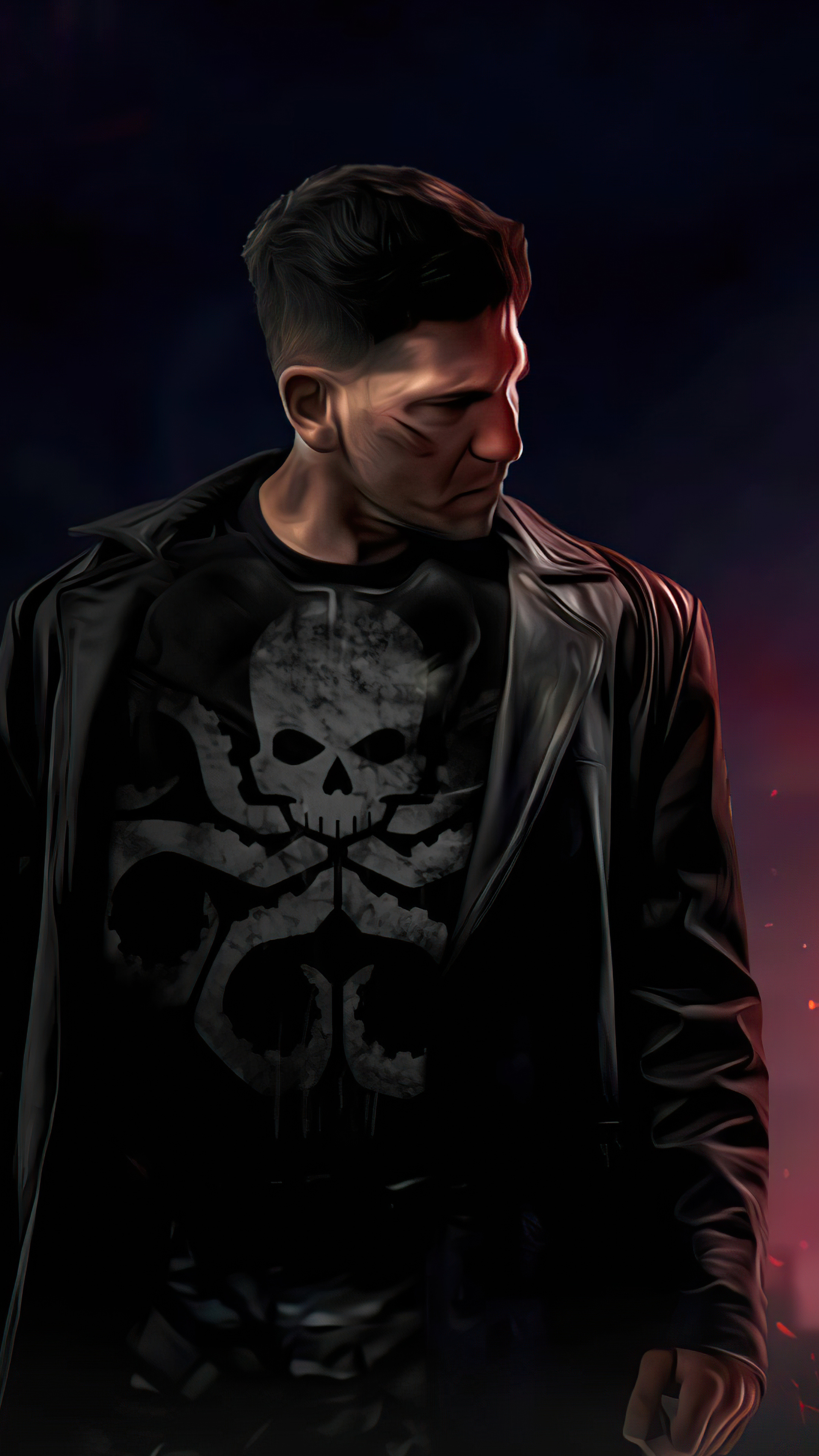 The Punisher TV Series, punisher fanart, sony xperia x, xz, 2160x3840 4K Phone