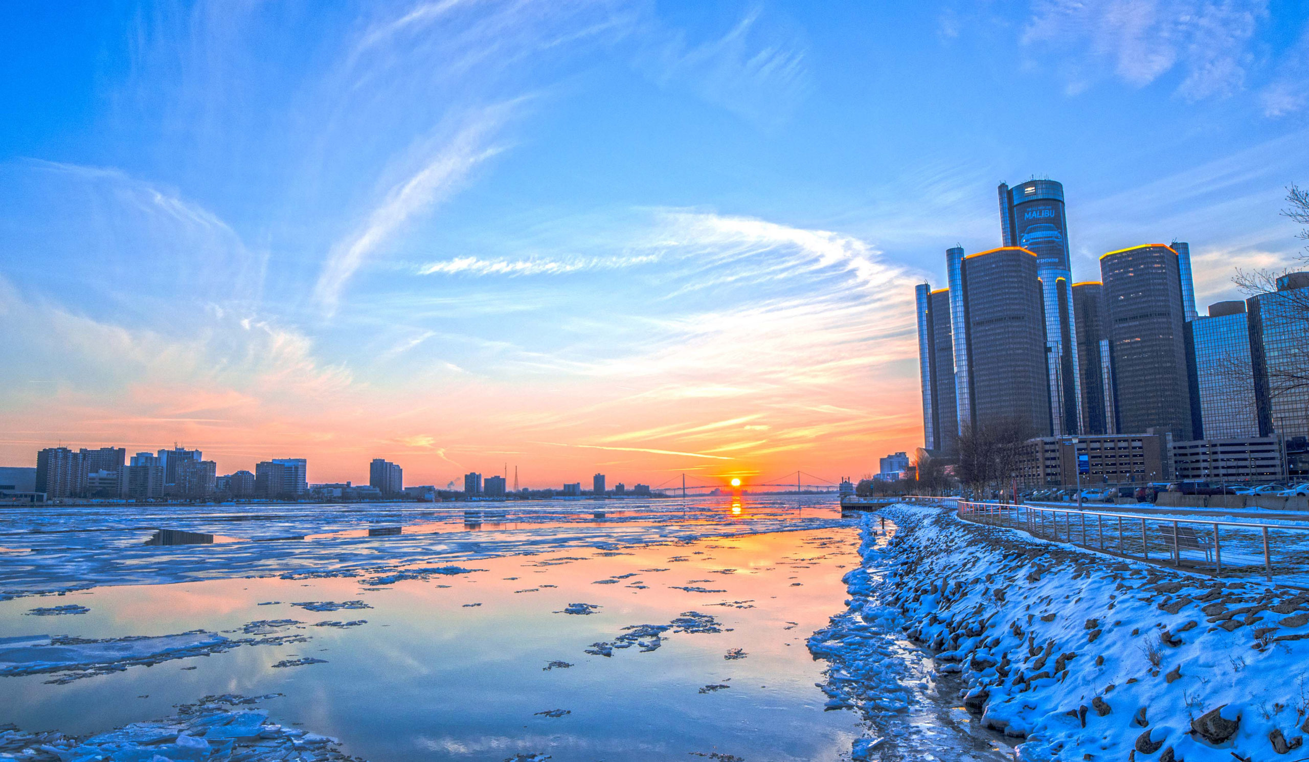 Detroit travels, gmrencen desktop, gmrencen archives, Detroit cityscape, 2560x1490 HD Desktop