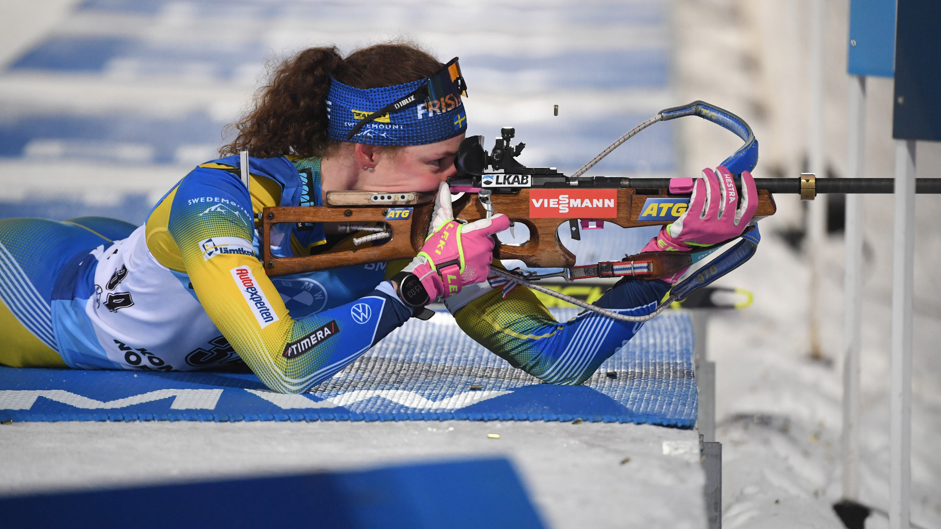 Hanna Oberg, Sprint race, Finland, Victory, 1920x1080 Full HD Desktop