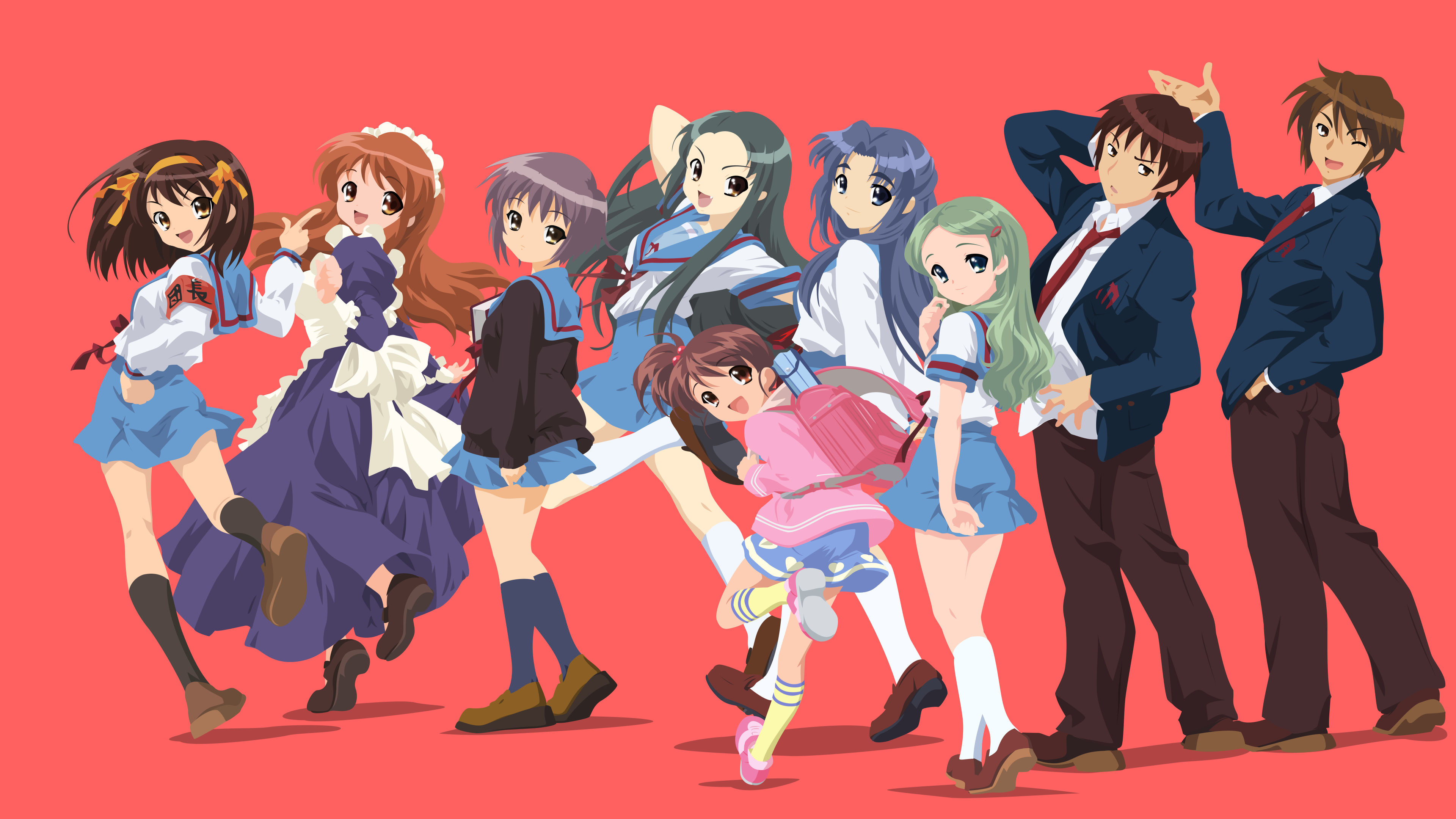 Melancholy Of Haruhi Suzumiya, Haruhi Suzumiya Wallpaper, 3840x2160 4K Desktop