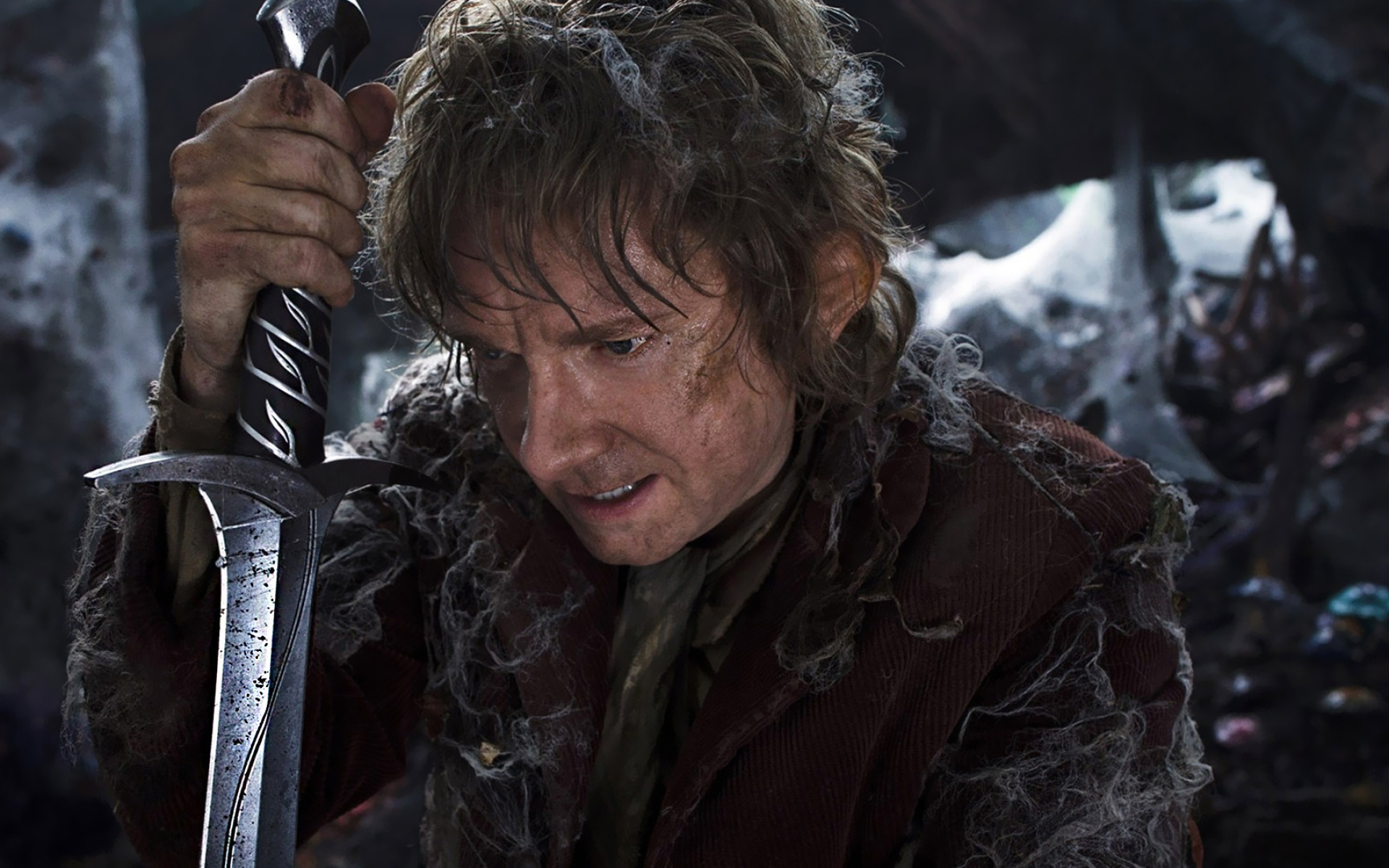 Bilbo Baggins character, Unexpected Journey film, Exciting quest, Legendary hero, 1920x1200 HD Desktop