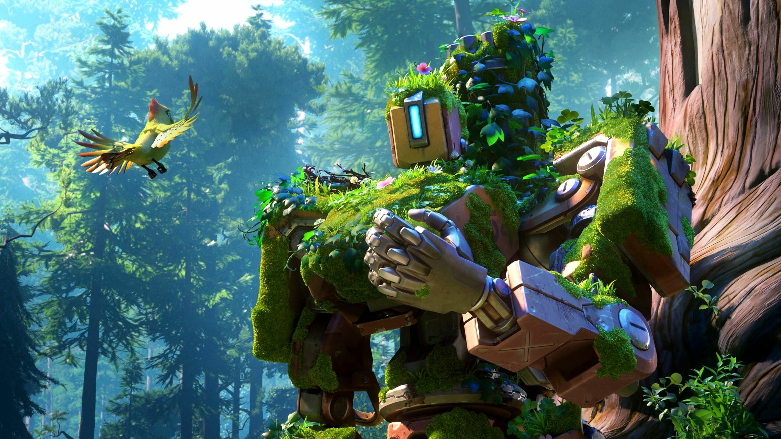 Bastion, Overwatch Wallpaper, 2560x1440 HD Desktop