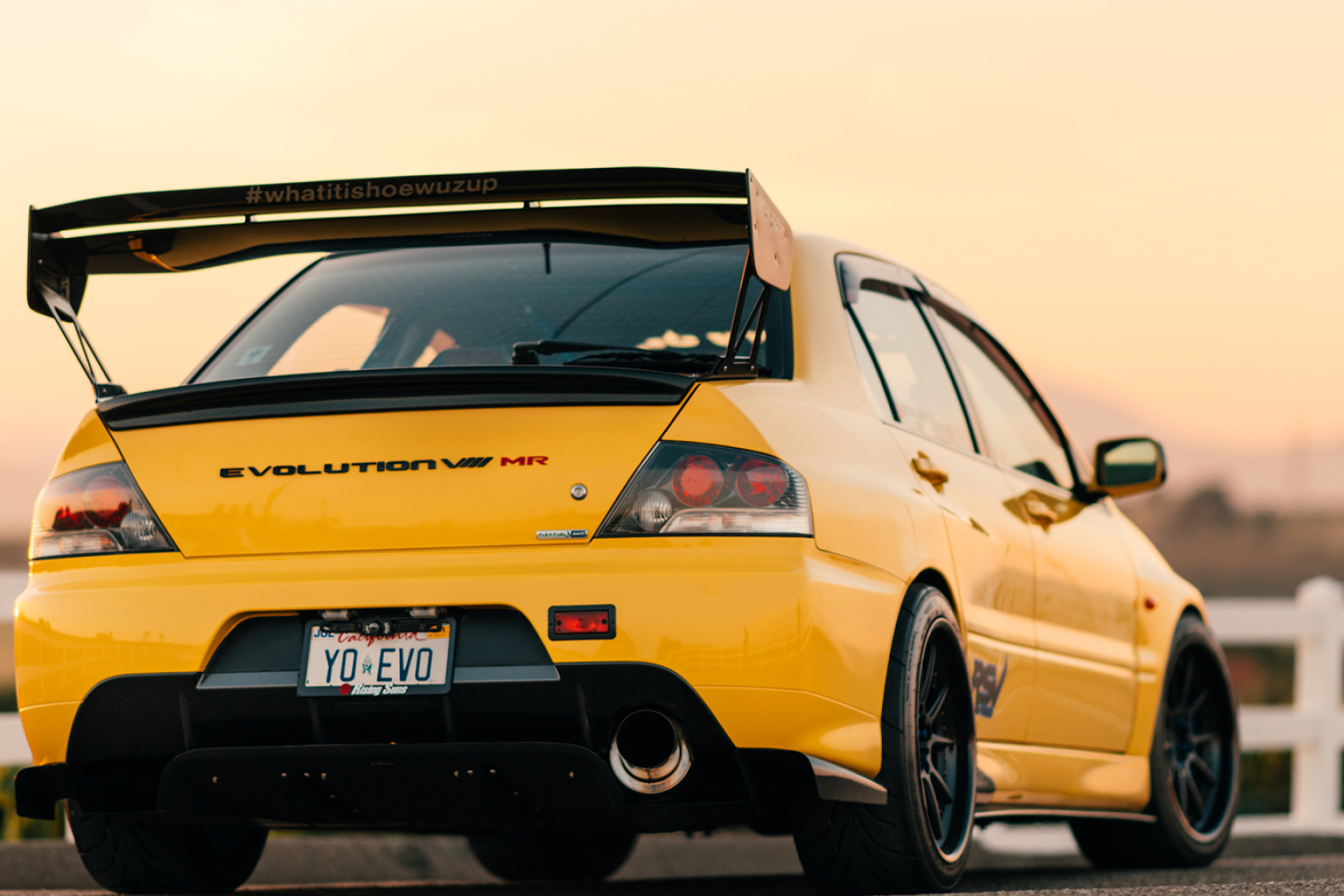 Evo VIII MR Rear View, Lancer Evo Wallpaper, 1920x1280 HD Desktop