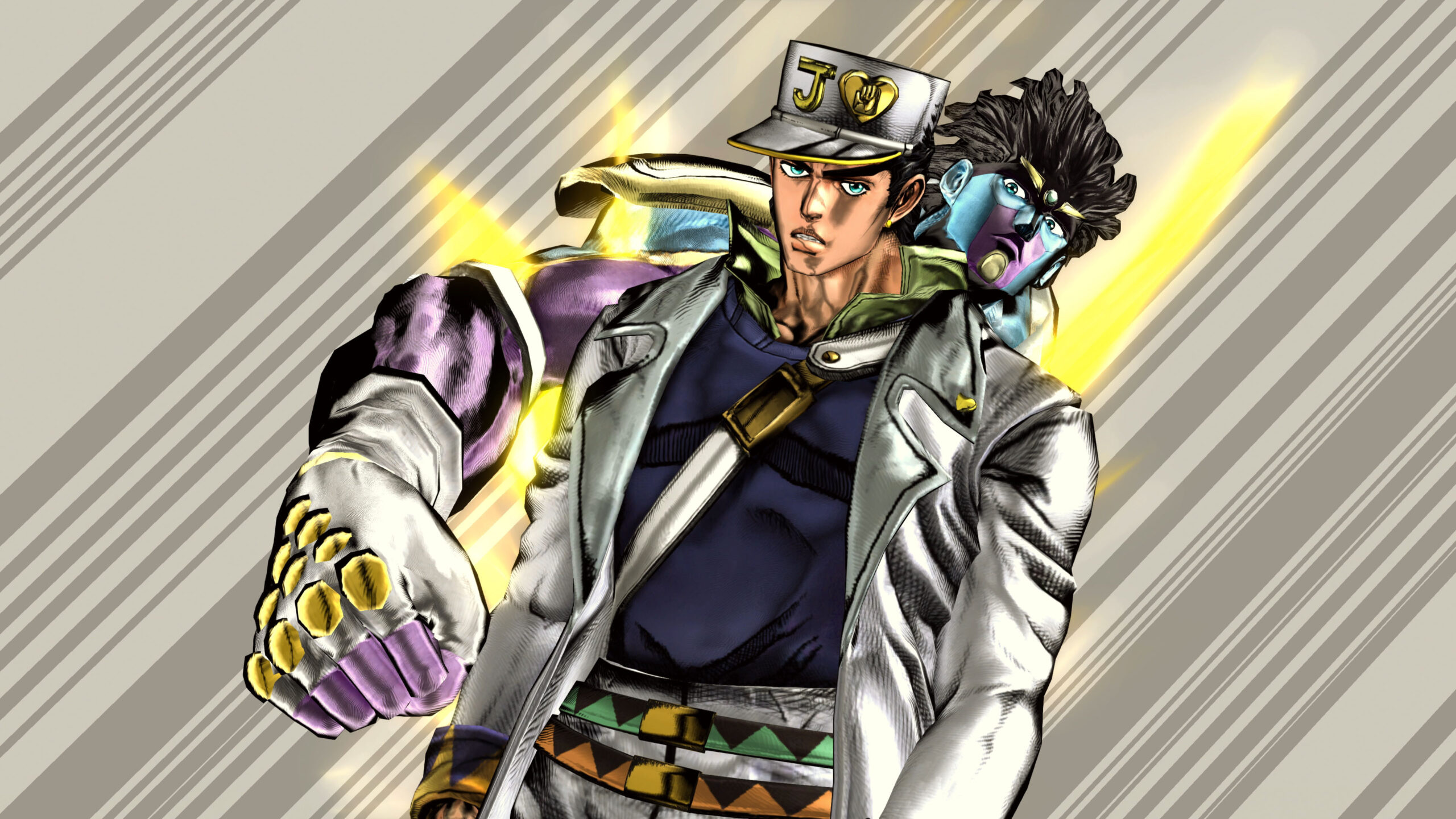 Jotaro Kujo, Star Platinum, JoJo's Bizarre Adventure: All Star Battle, HD Desktop wallpaper