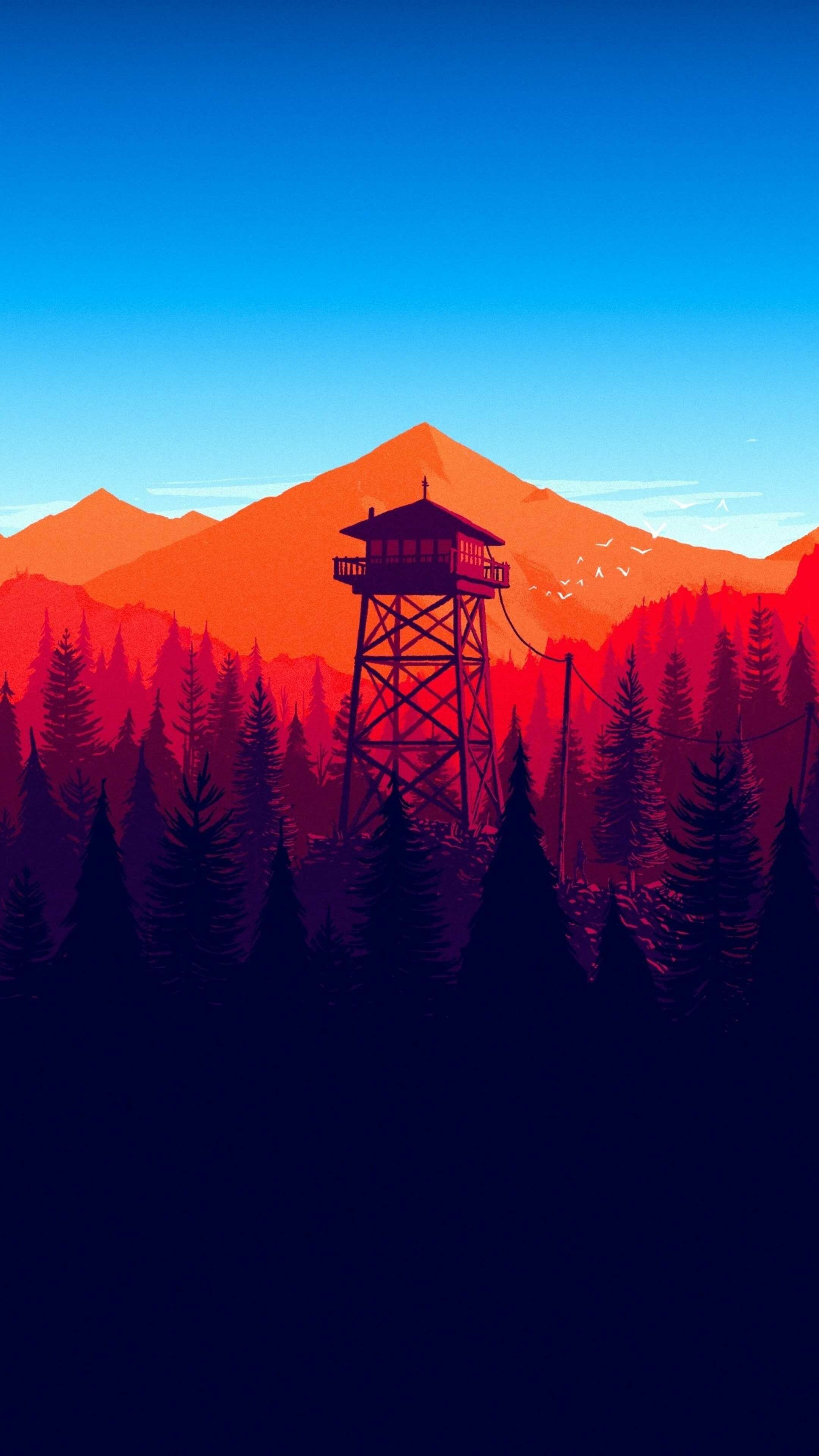 Firewatch, Striking wallpaper, HD resolution, Stunning visuals, 2160x3840 4K Phone