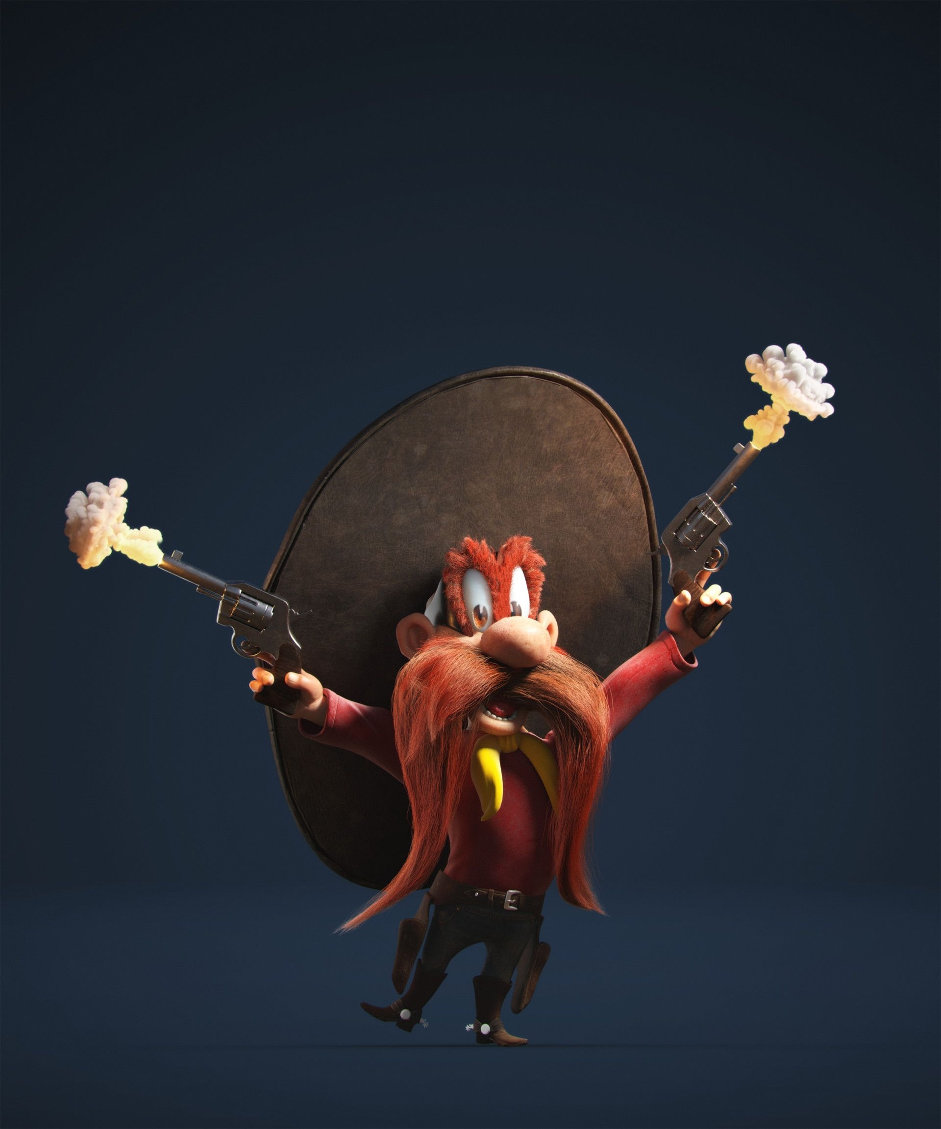 Franco Fiesta, Yosemite Sam, Looney Tunes, Baby Looney Tunes, 1920x2310 HD Phone
