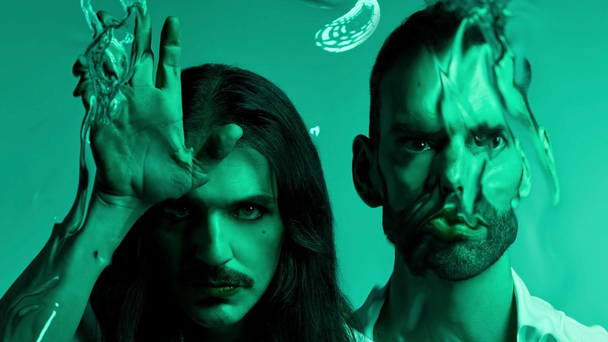 Placebo music, Happy birthday in the sky, Band celebration, Atmospheric performance, 2050x1160 HD Desktop
