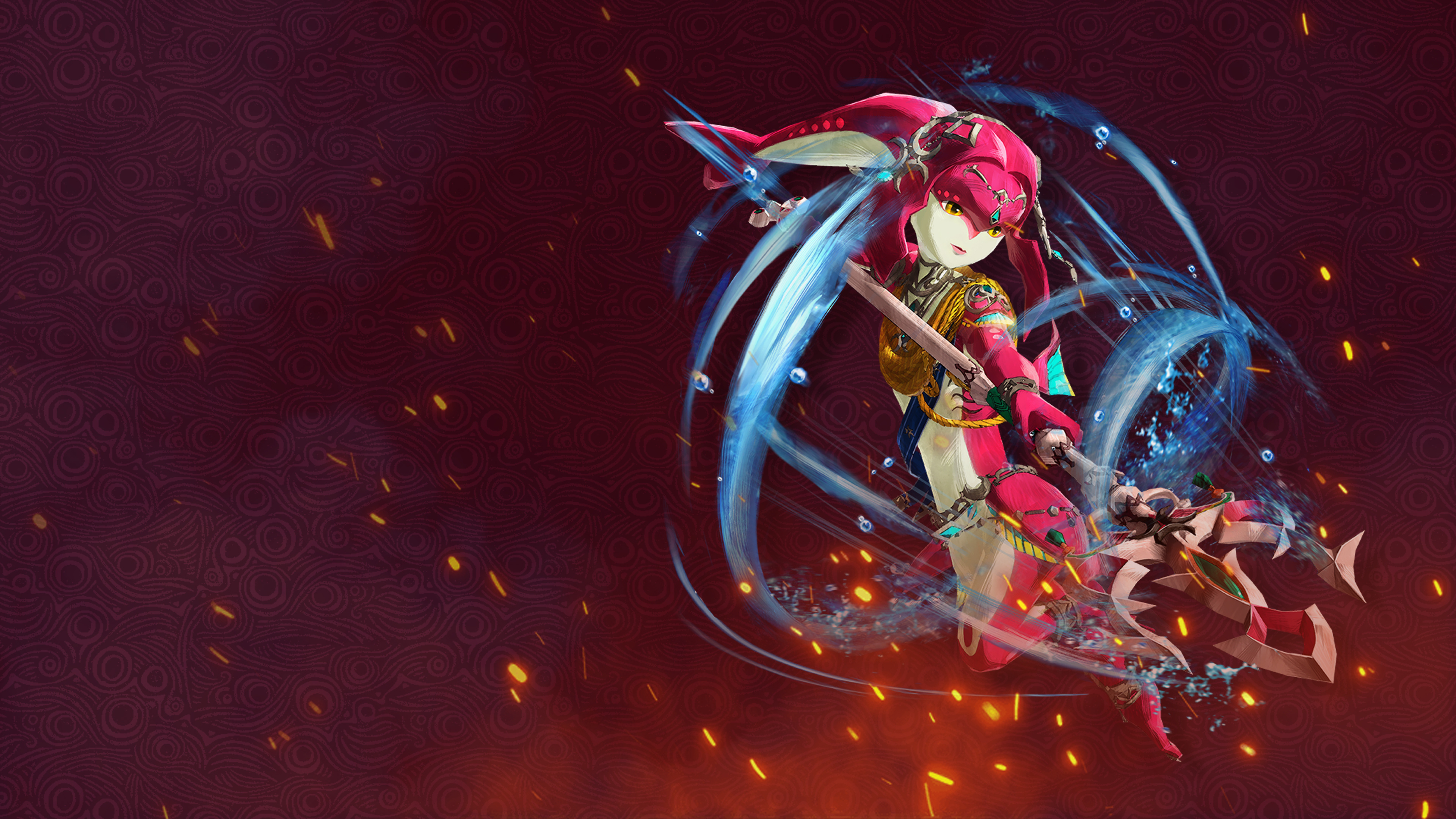 Mipha, Hyrule Warriors Wallpaper, 3840x2160 4K Desktop