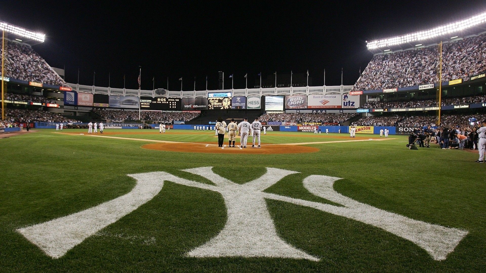 New York Yankees, Yankee Stadium, Ultra HD wallpapers, Sports attractions, 1920x1080 Full HD Desktop