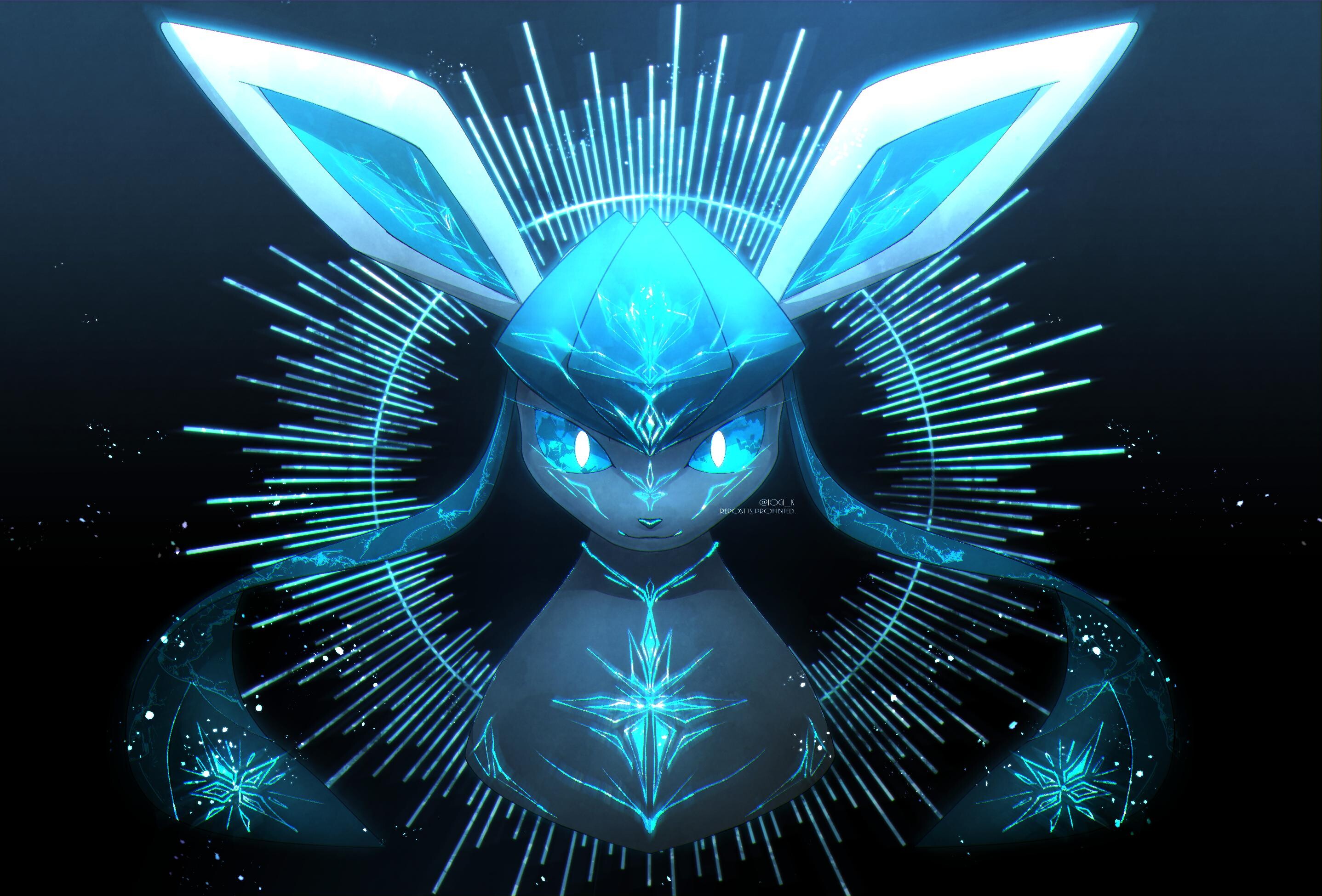 Cool Glaceon wallpaper, Pokmon art, Vibrant colors, Unique design, 2880x1950 HD Desktop