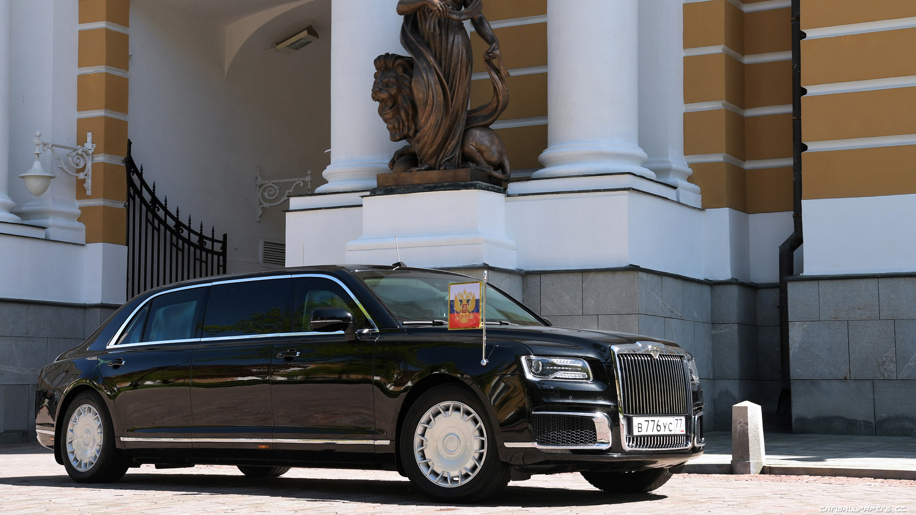 Aurus Senat, Limousine, Luxury car, Cars and bikes, 3840x2160 4K Desktop